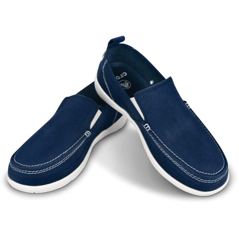 【クロックス公式】 ワルー スリップオン メン Men's Walu Slip-On メンズ、紳士、男性用 ブルー/青 25cm,26cm,27cm,28cm,29cm loafer ローファー 靴