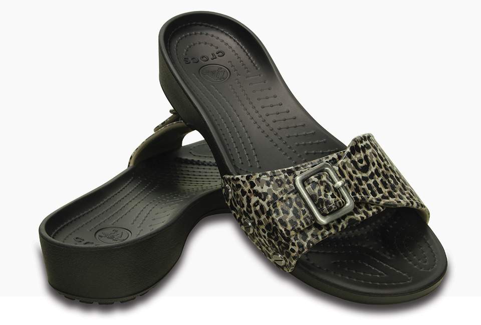 Womens Crocs Sarah Leopard Sandal Womens Sandals Crocs Official Site