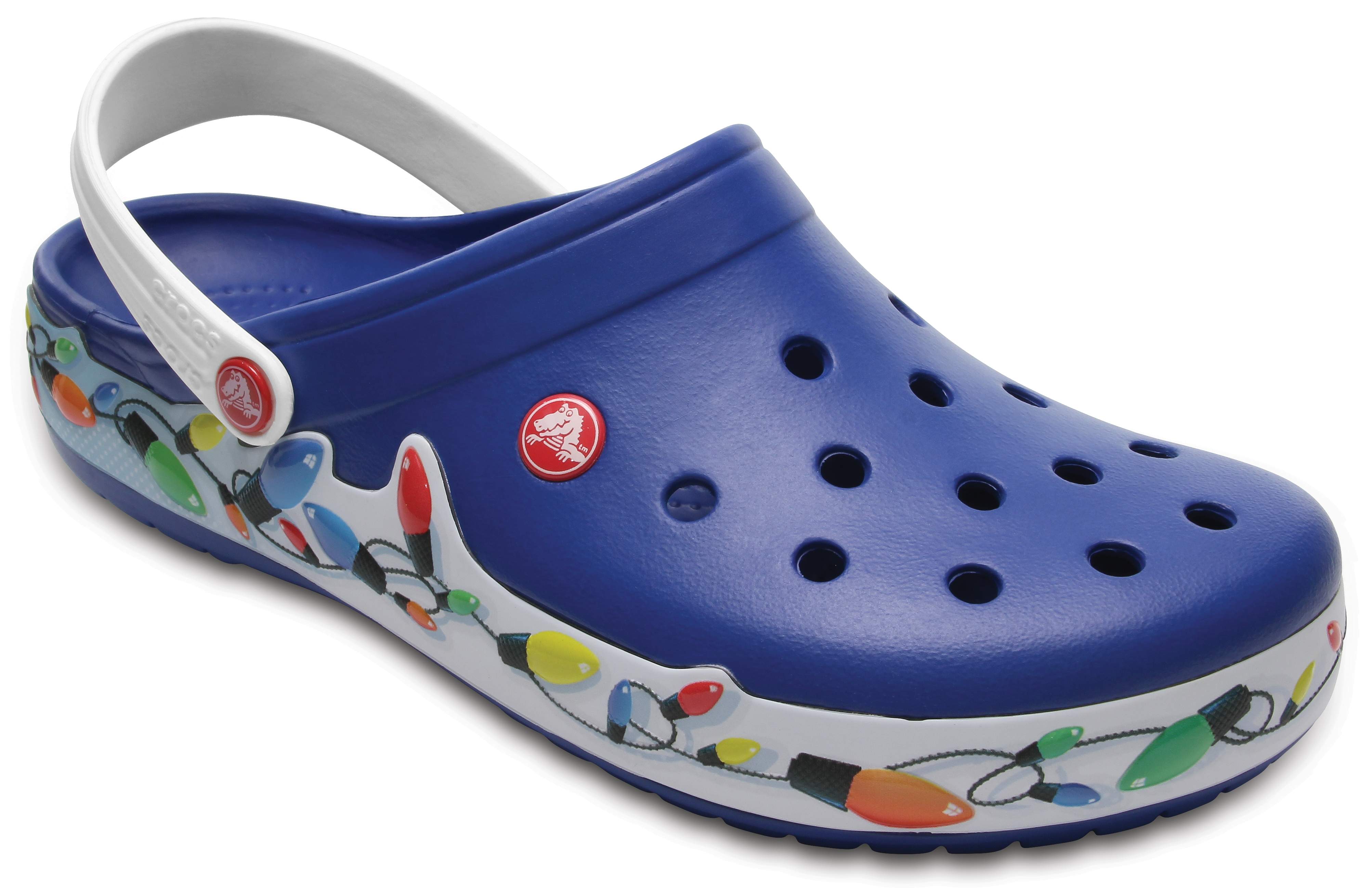 crocs with christmas lights