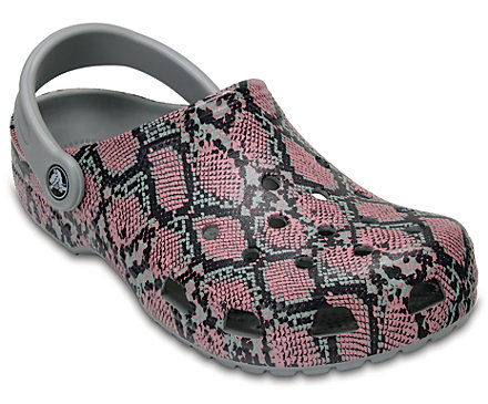 Classic Snakeskin Graphic Clog