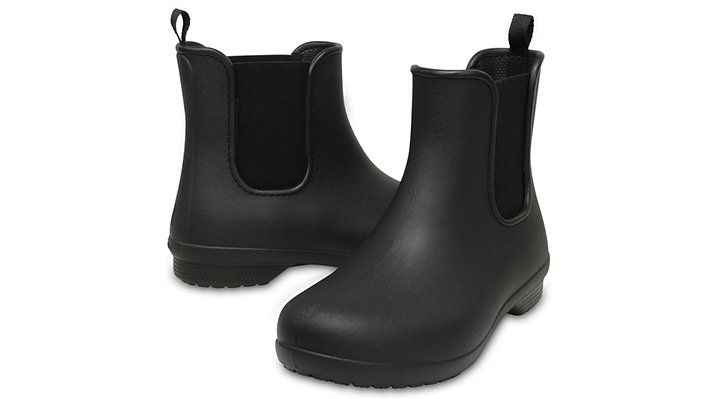 【クロックス公式】 クロックス フリーセイル チェルシー ブーツ ウィメン Women's Crocs Freesail Chelsea Boot ウィメンズ、レディース、女性用 ブラック/黒 21cm,22cm,23cm,24cm,25cm,26cm boot ブーツ