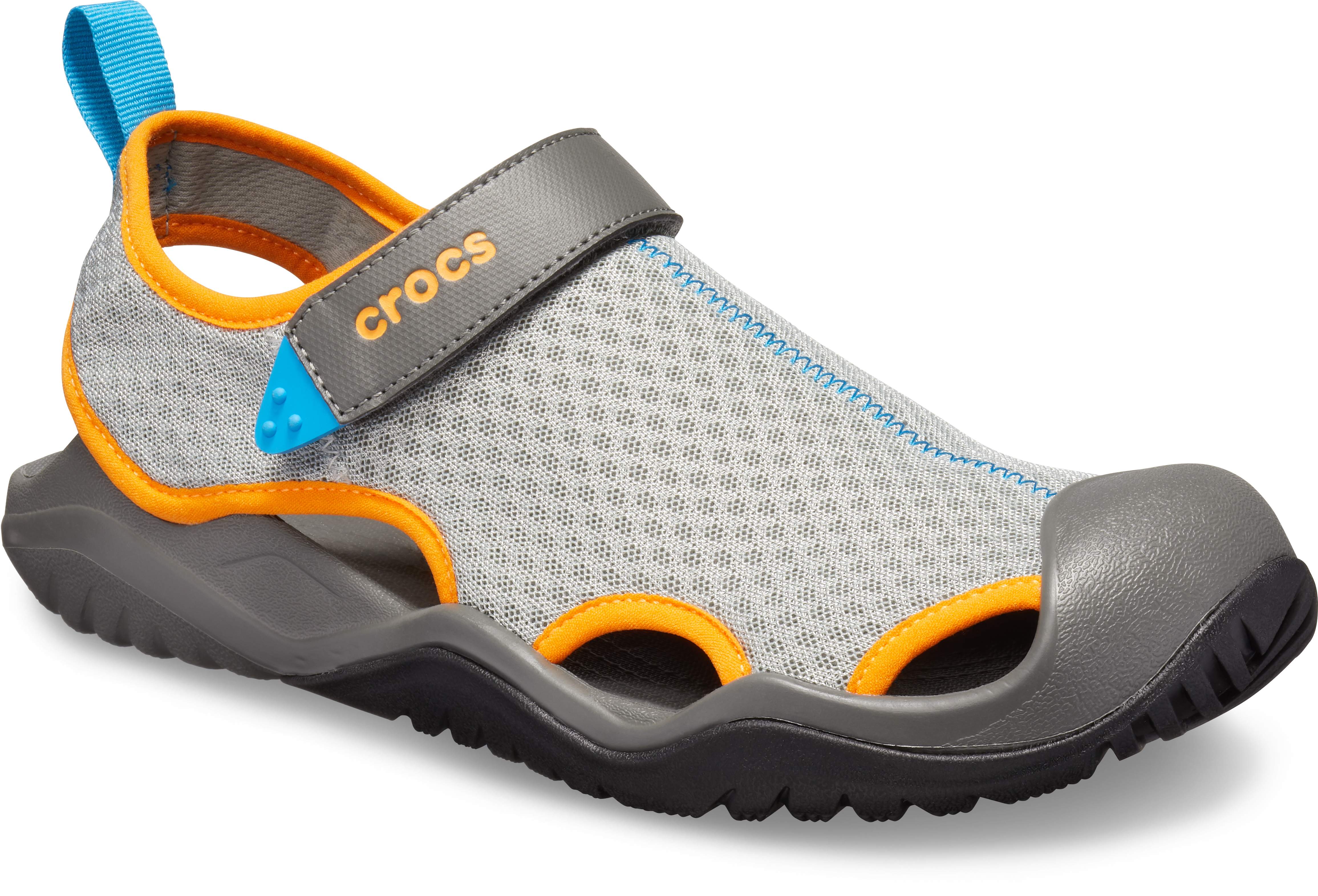 crocs men's swiftwater mesh deck sandal sport