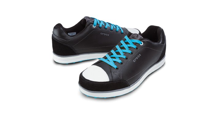 Crocs Black / Electric Men's Karlson Golf Shoe Shoes