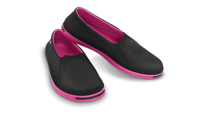 Ocean Minded - Waveseeker Shoe (Black/Fuchsia) - Footwear