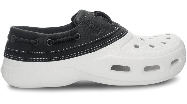 Crocs Navy / White Islander Sport Comfortable Boat Clogs