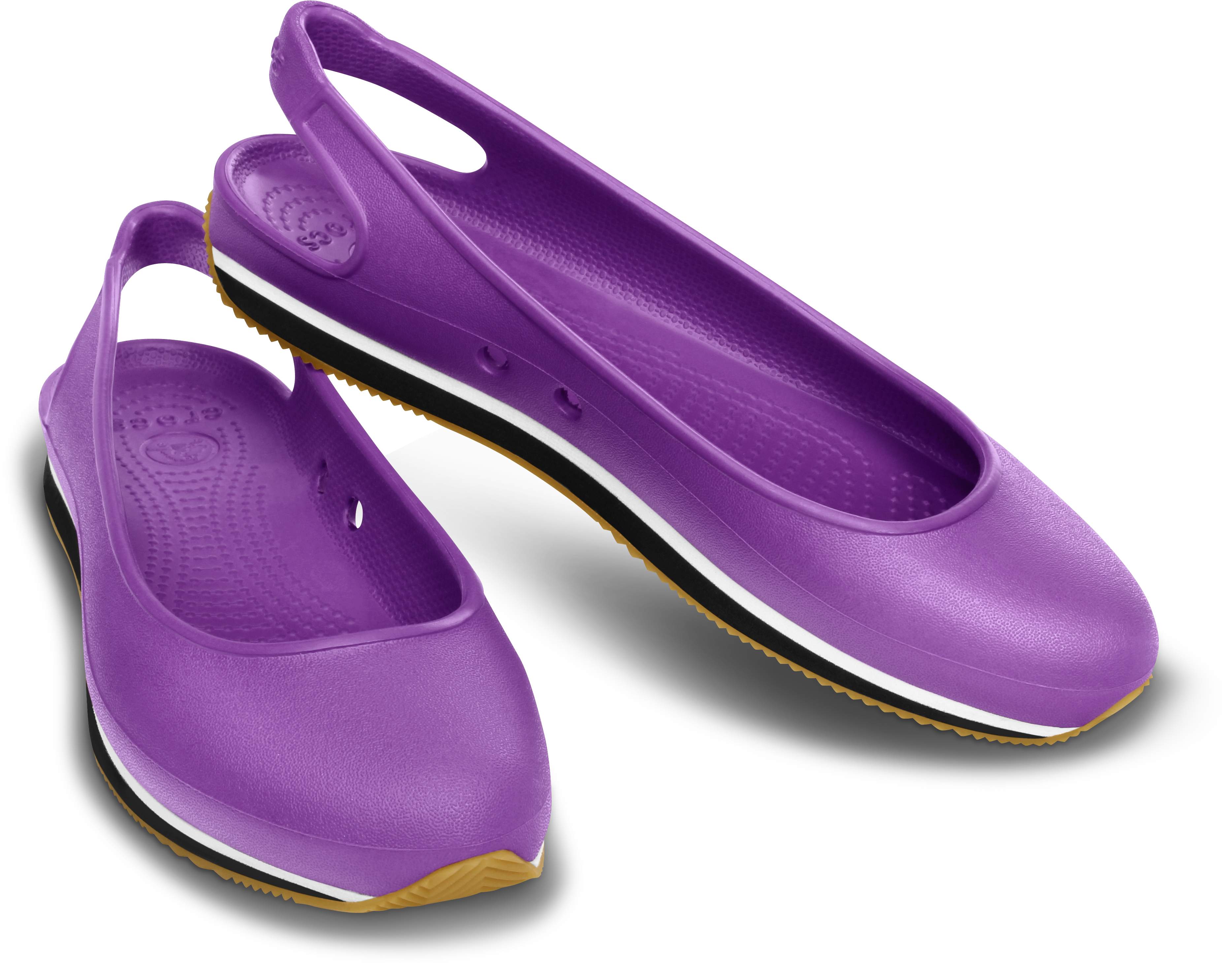 crocs retro slingback flat