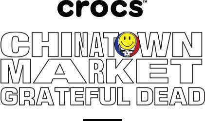 grateful dead x chinatown market crocs