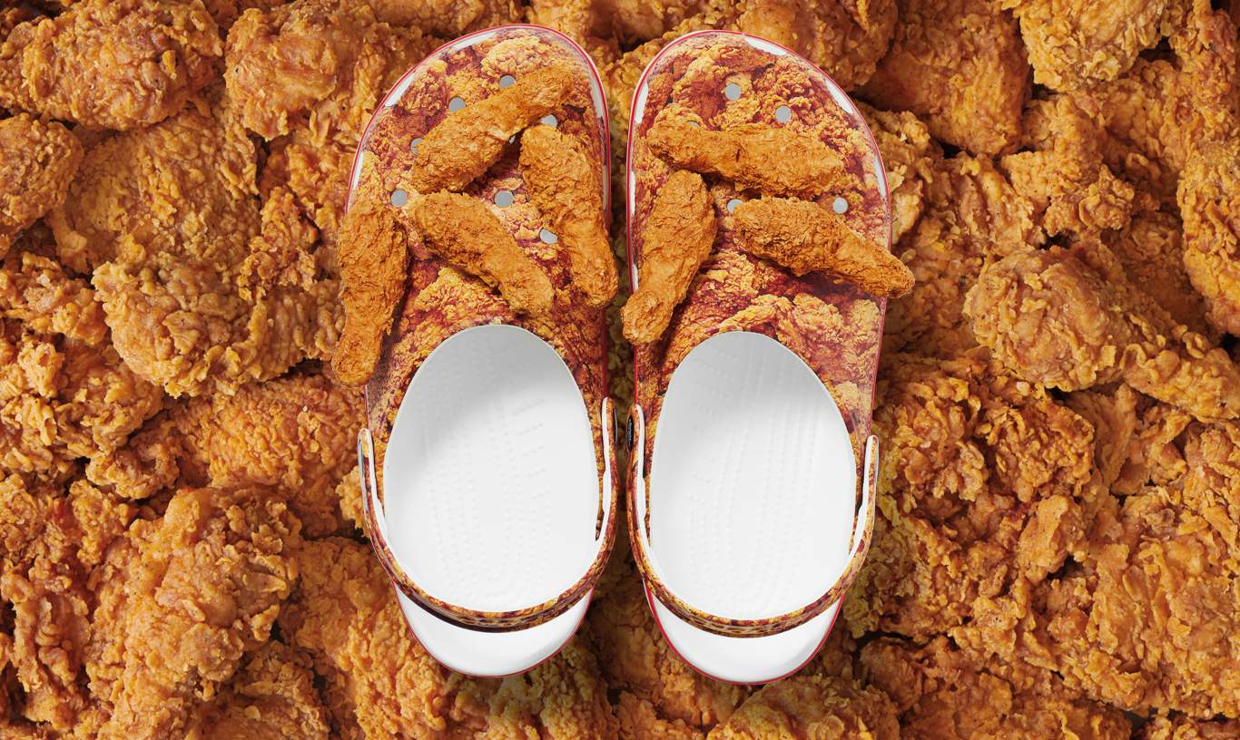 chicken crocs shoes