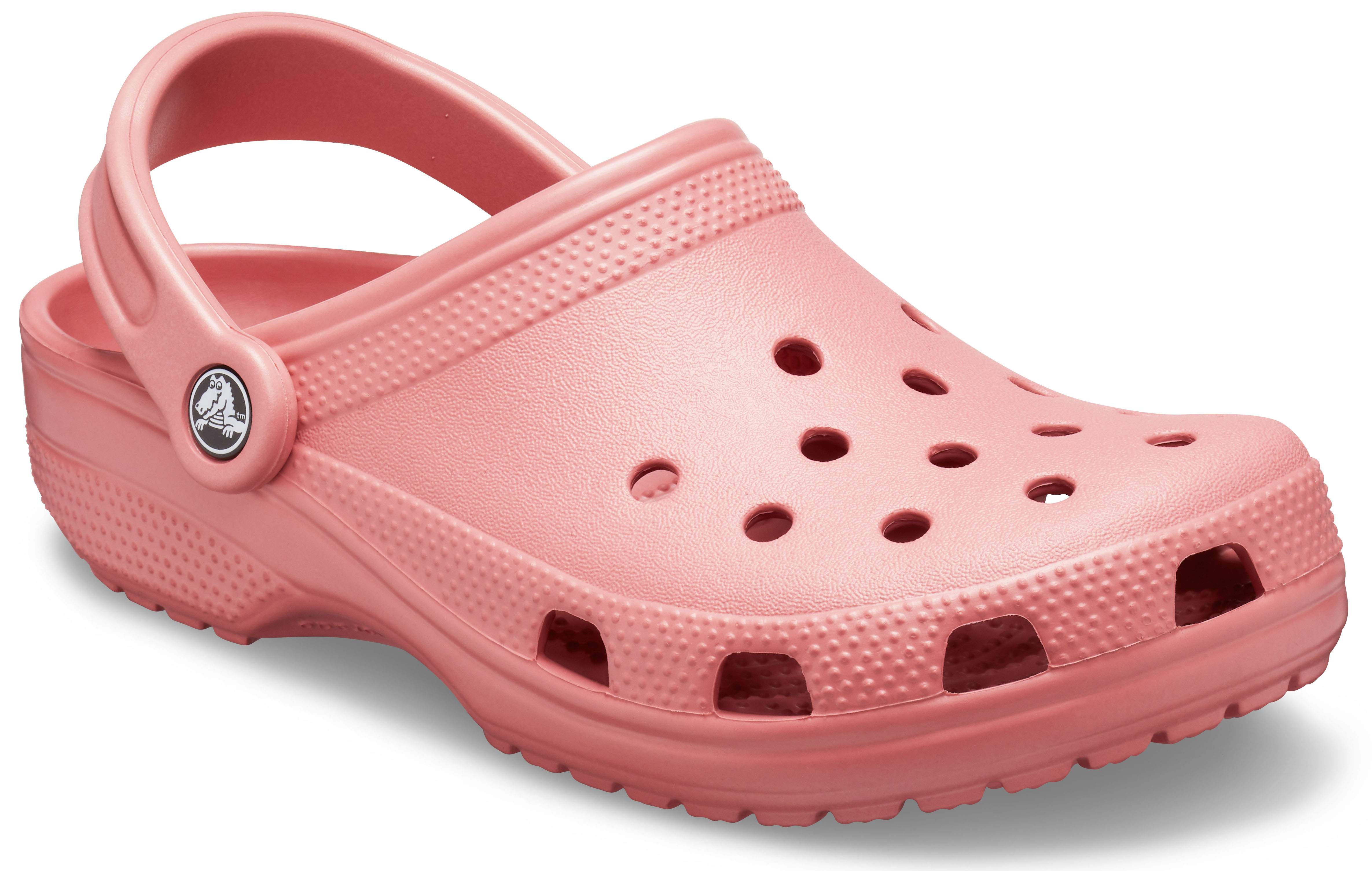 crocs pink fur
