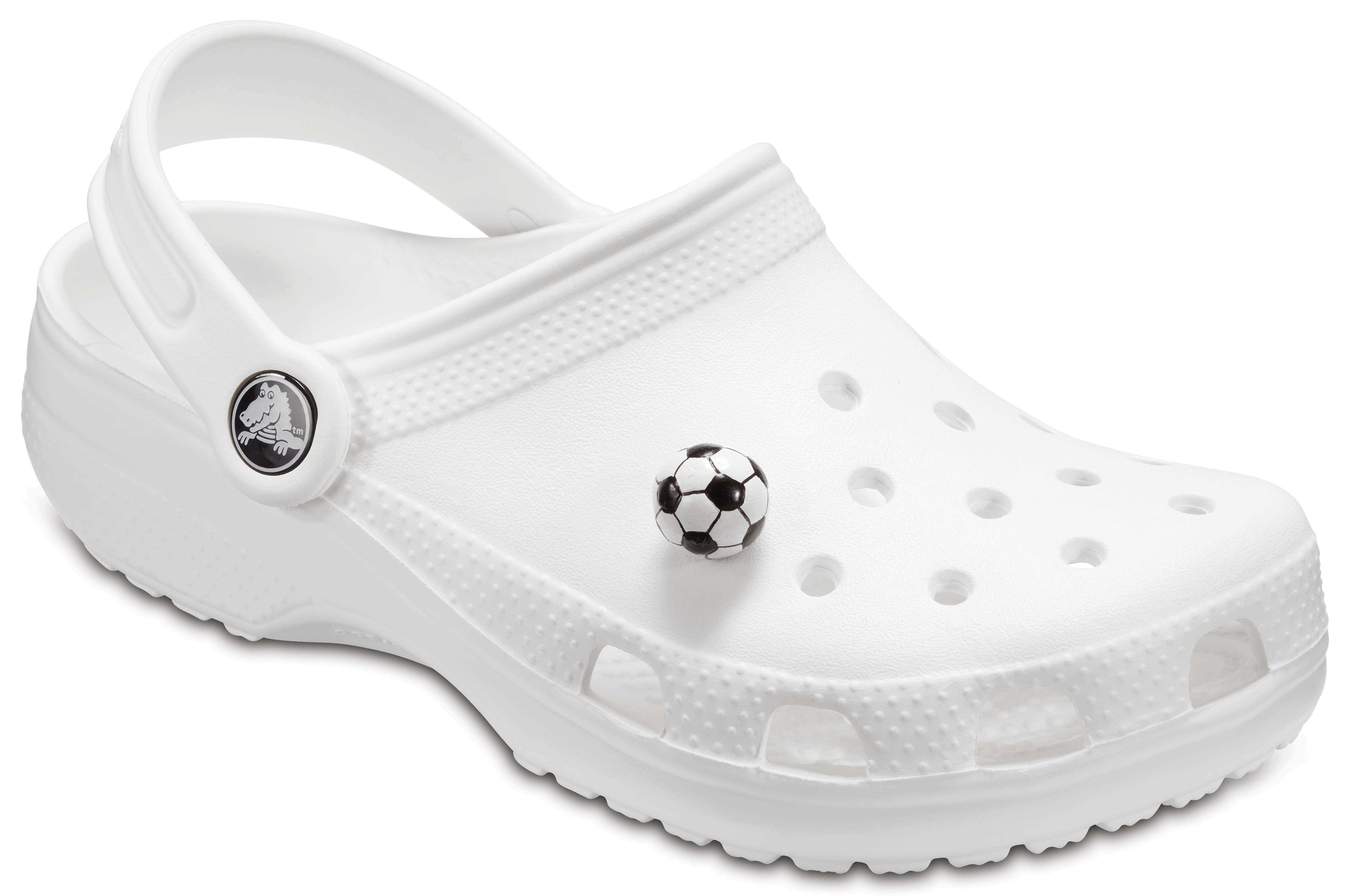 soccer ball croc charm