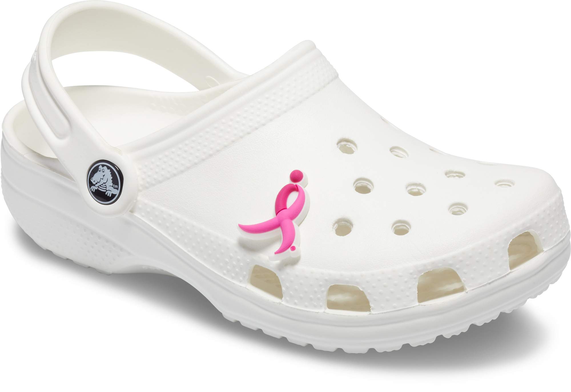 breast cancer croc charms