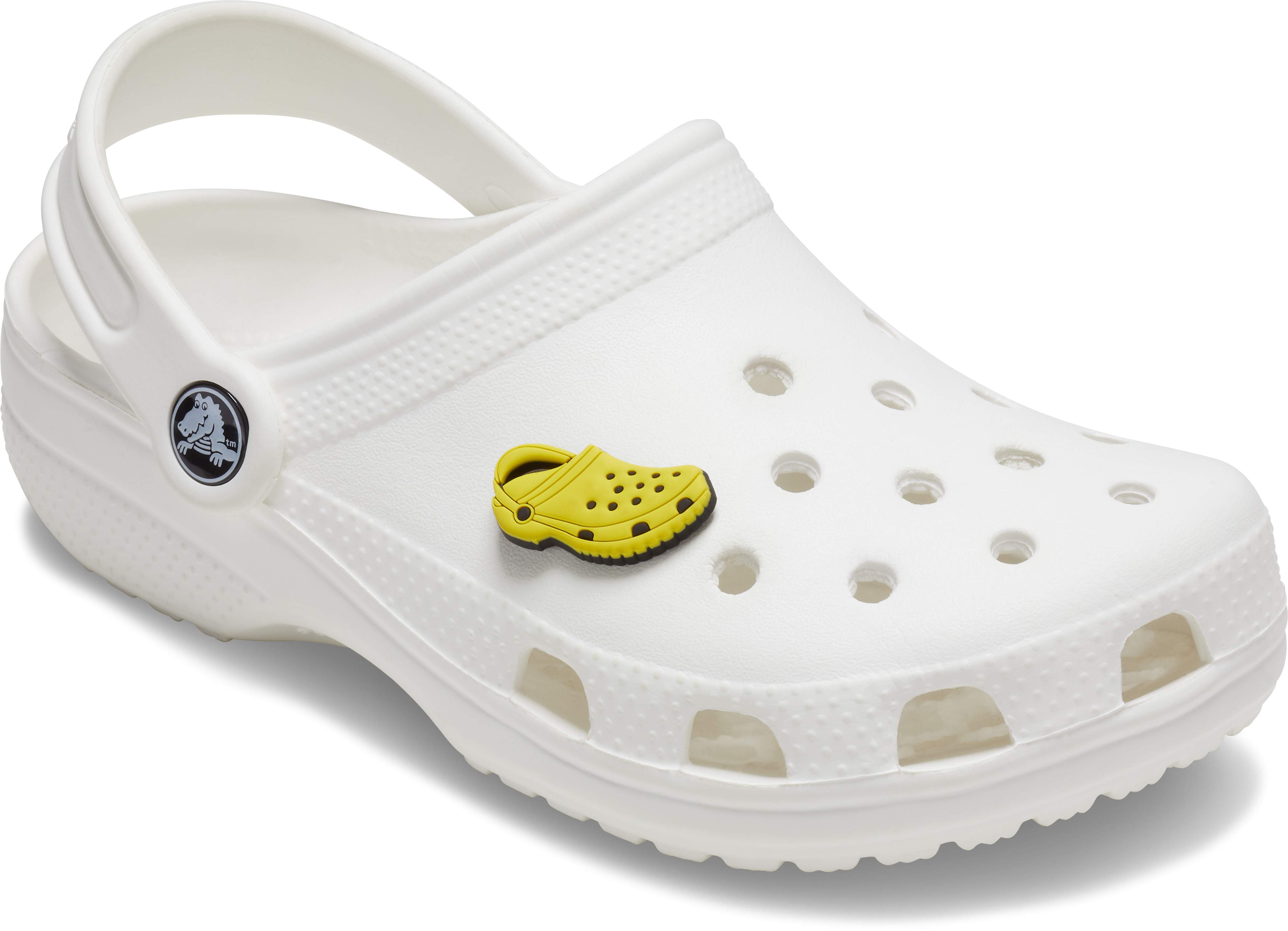 Crocs Classic Clog Yellow Jibbitz Shoe 