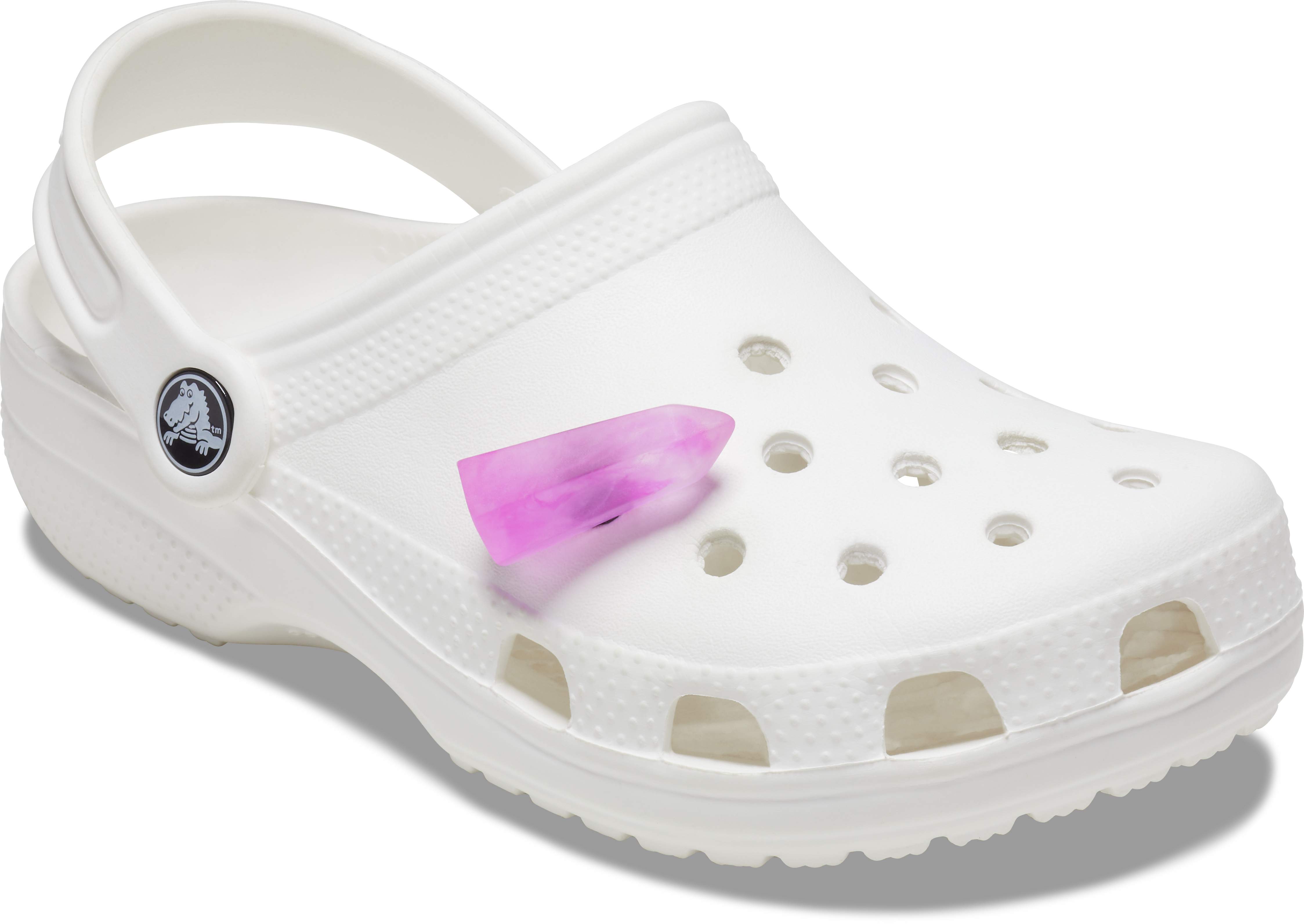 Purple Crystal Jibbitz Shoe Charm - Crocs