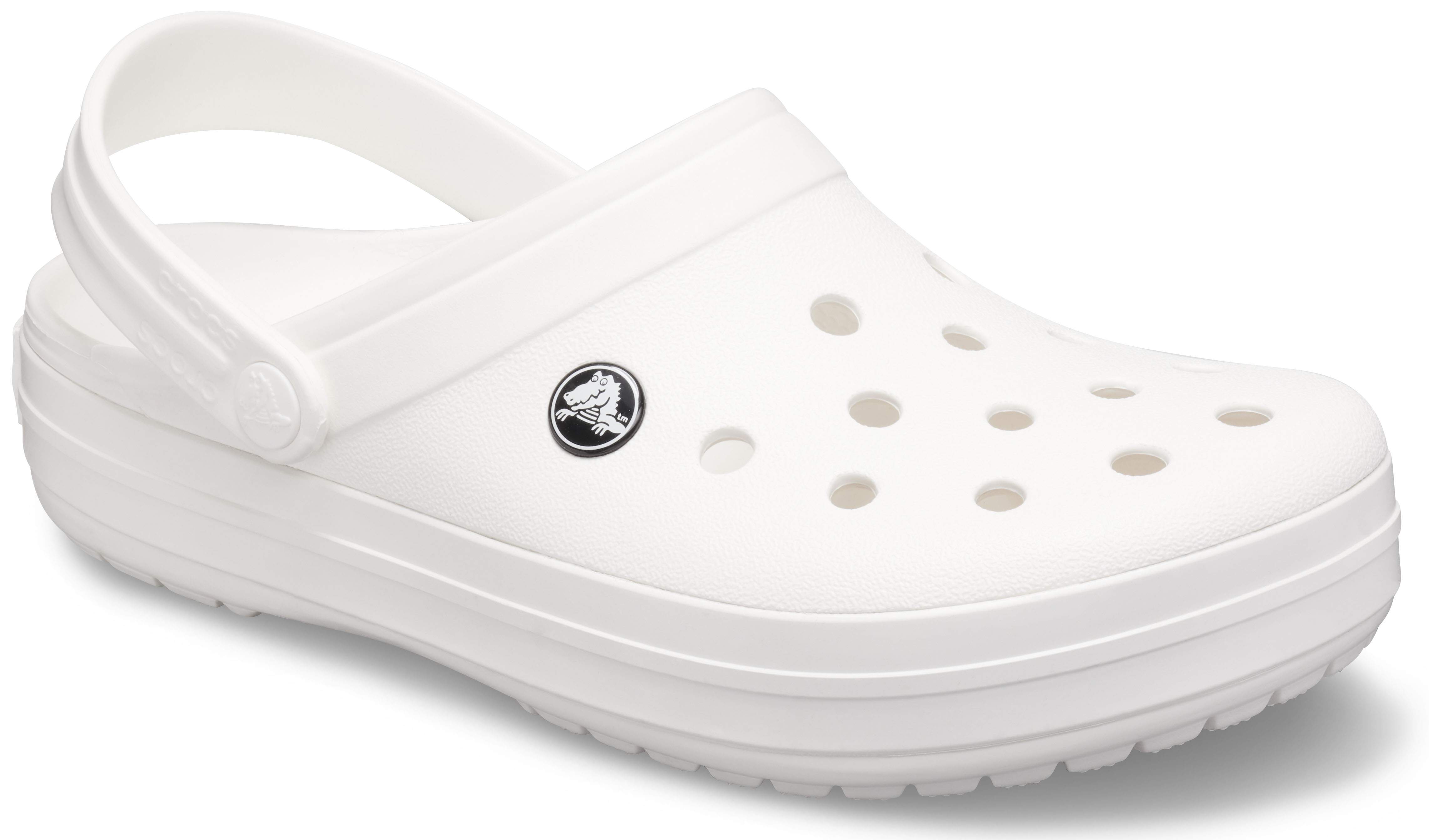white crocband crocs