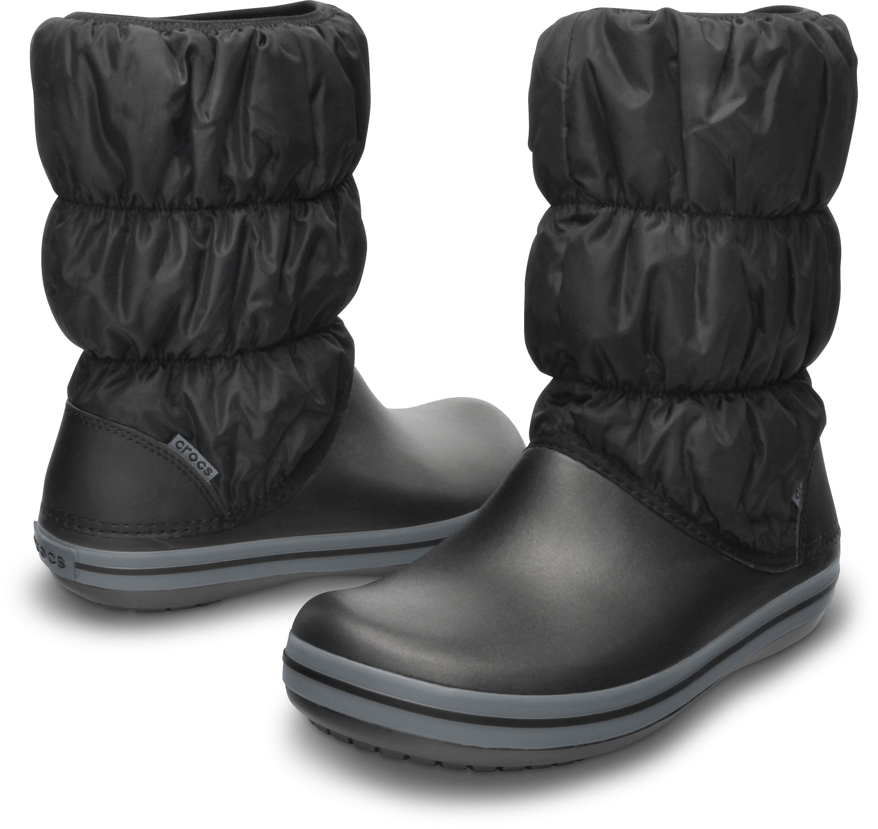 crocs puff boots