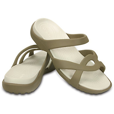 Buy Crocs Women's Meleen Twist Sandal Light Brown Online | Shoe Trove