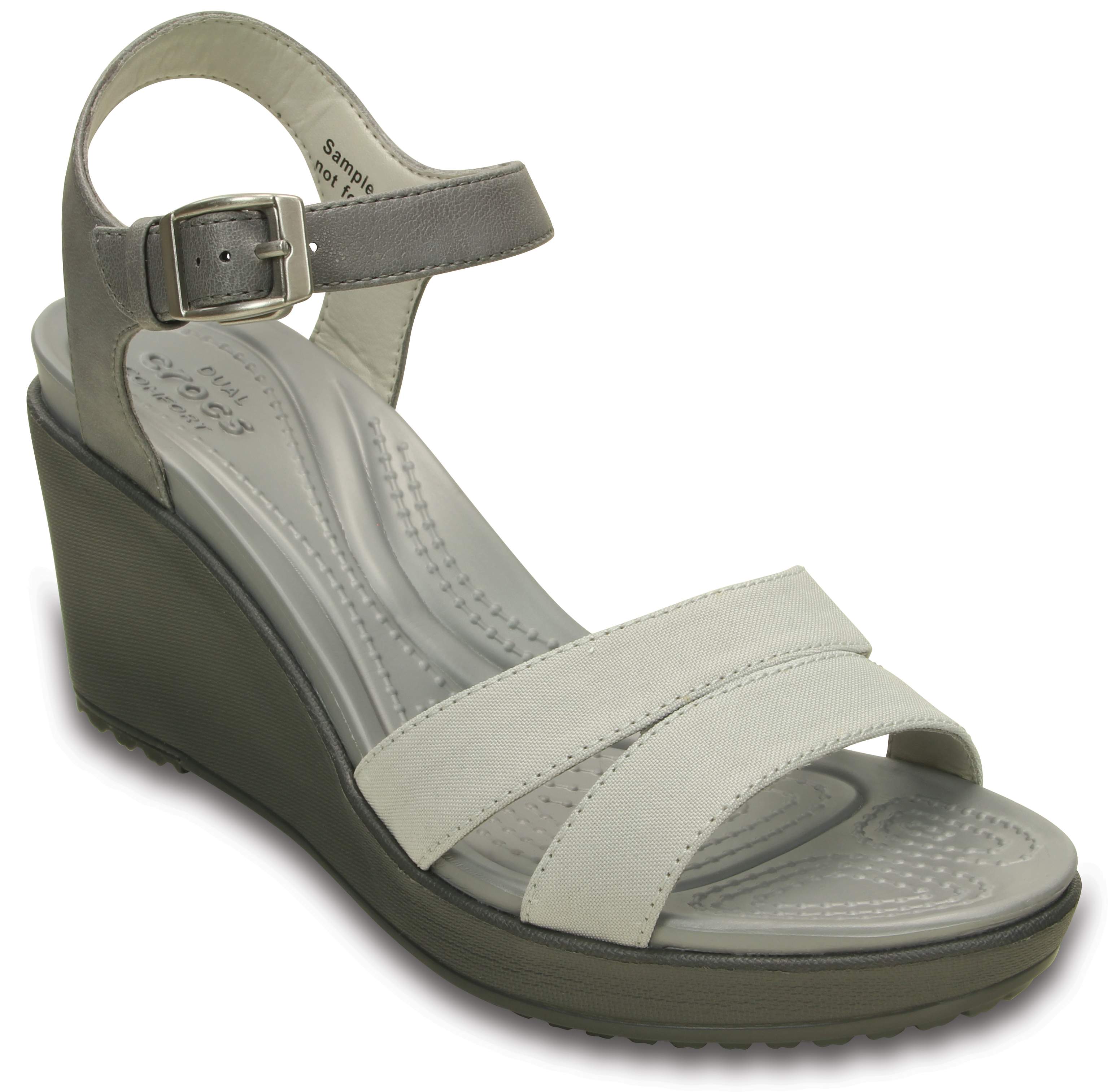 Crocs Womens Leigh II Ankle Strap Wedge Sandal | eBay