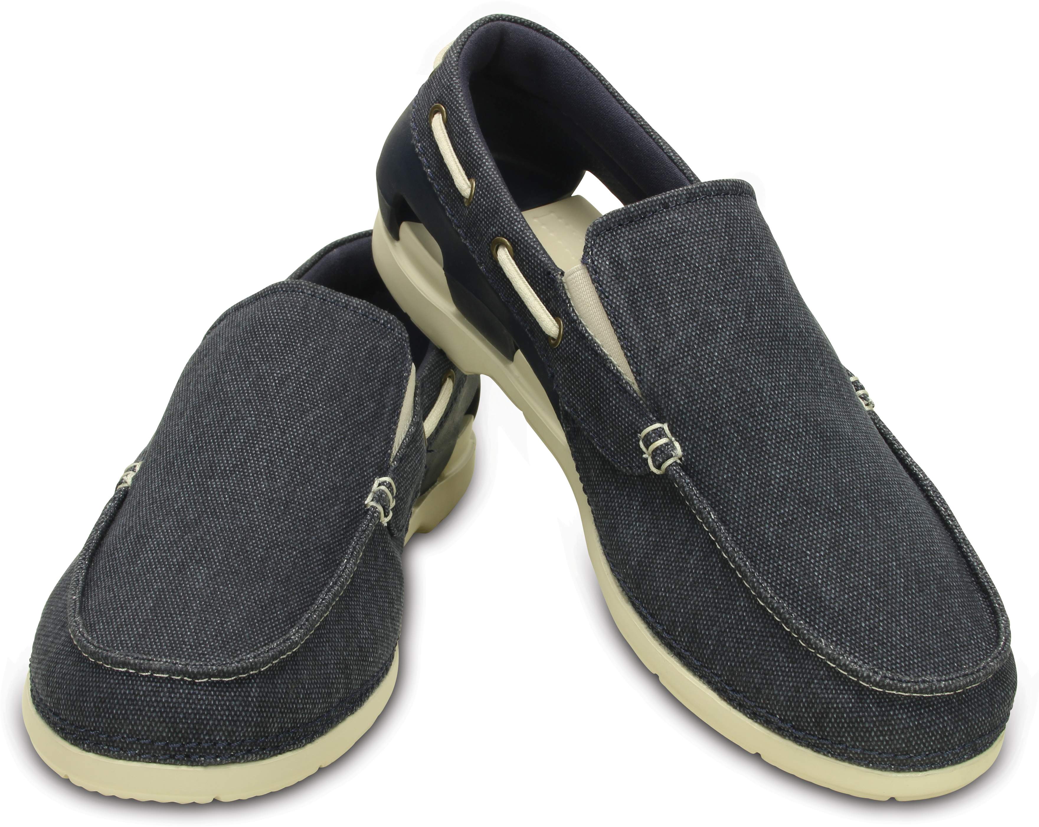 Crocs Beach Line Canvas Mens Slip-on Shoe | eBay