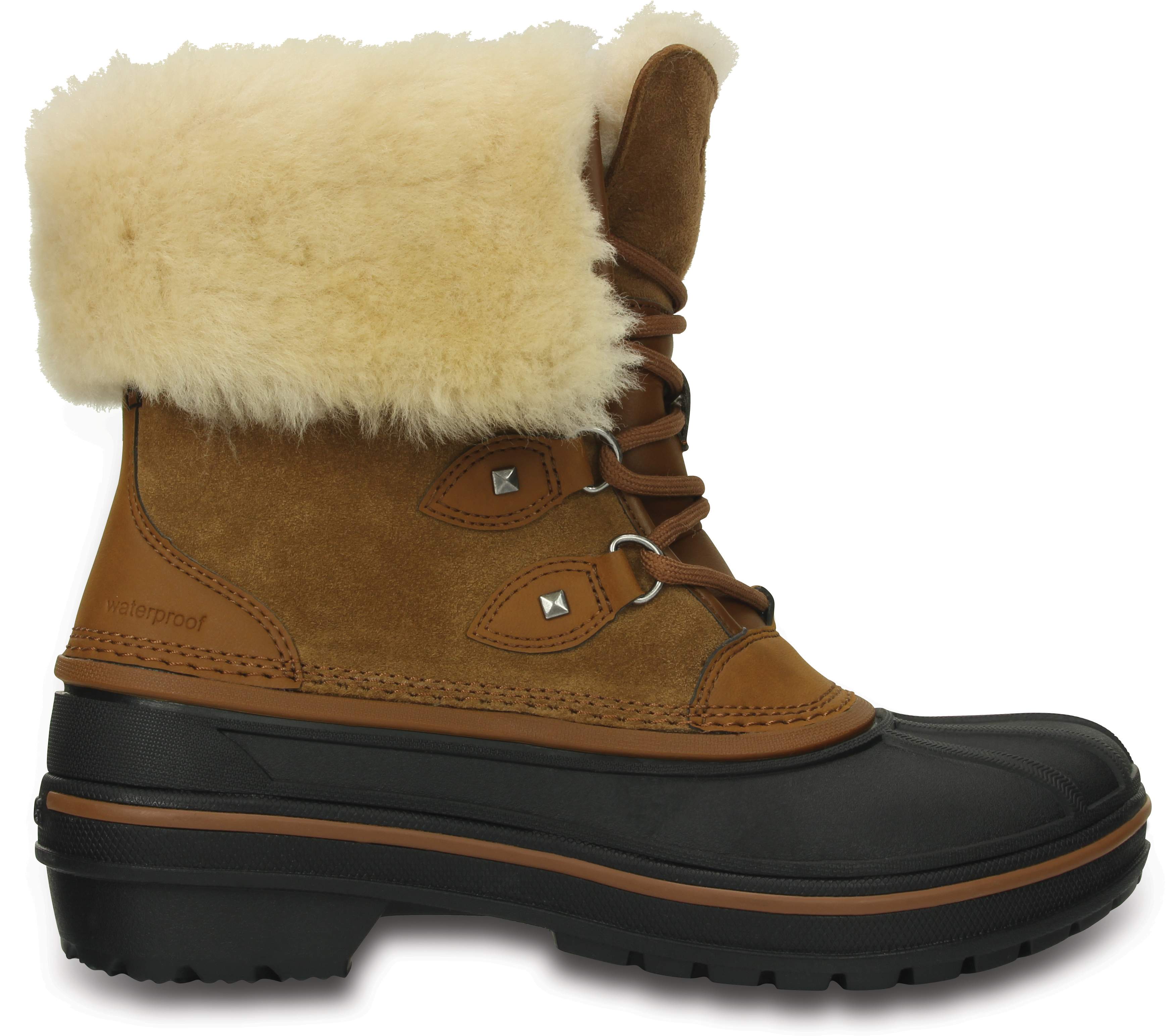 crocs allcast ii women's waterproof winter boots