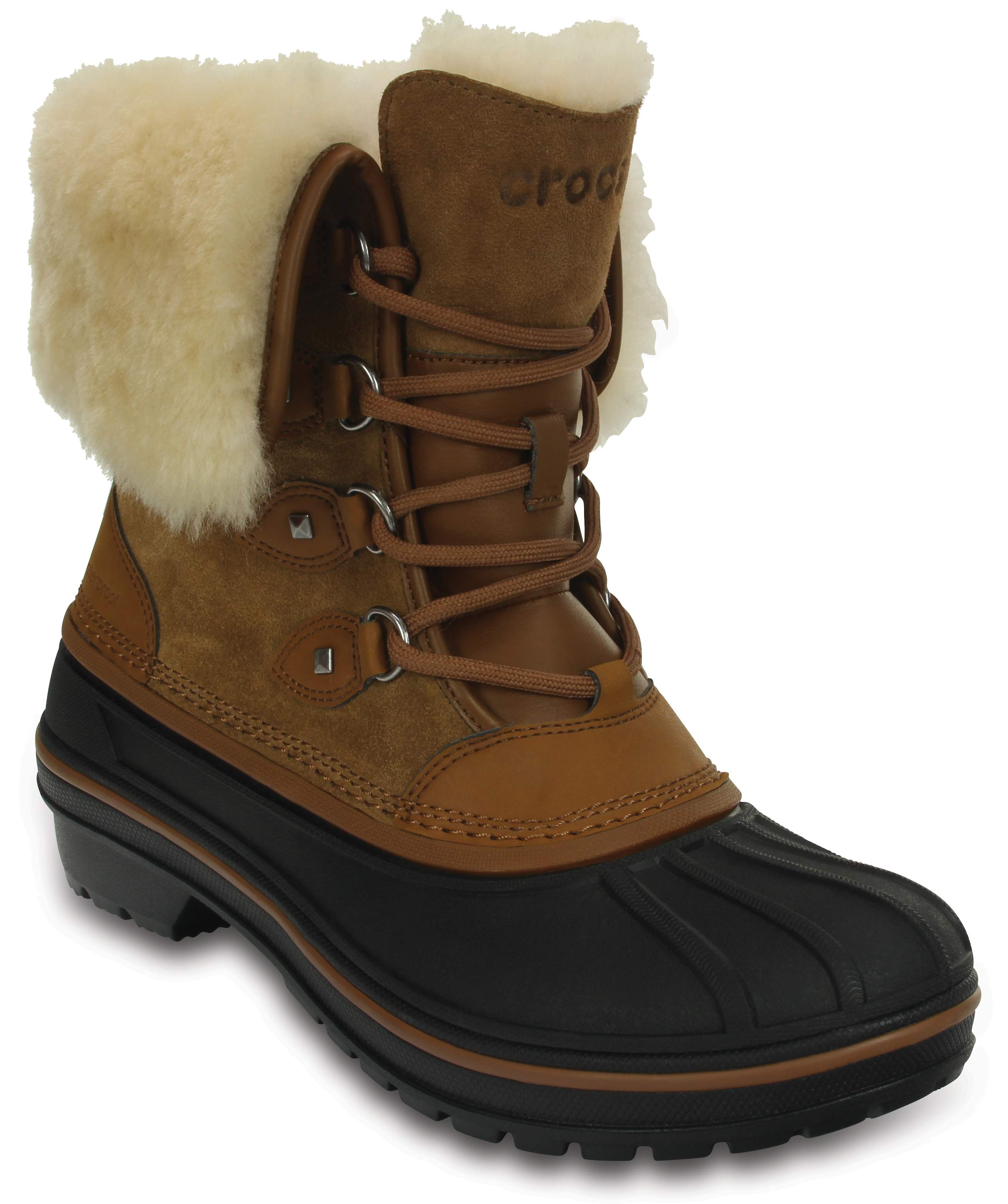 crocs girls winter boots