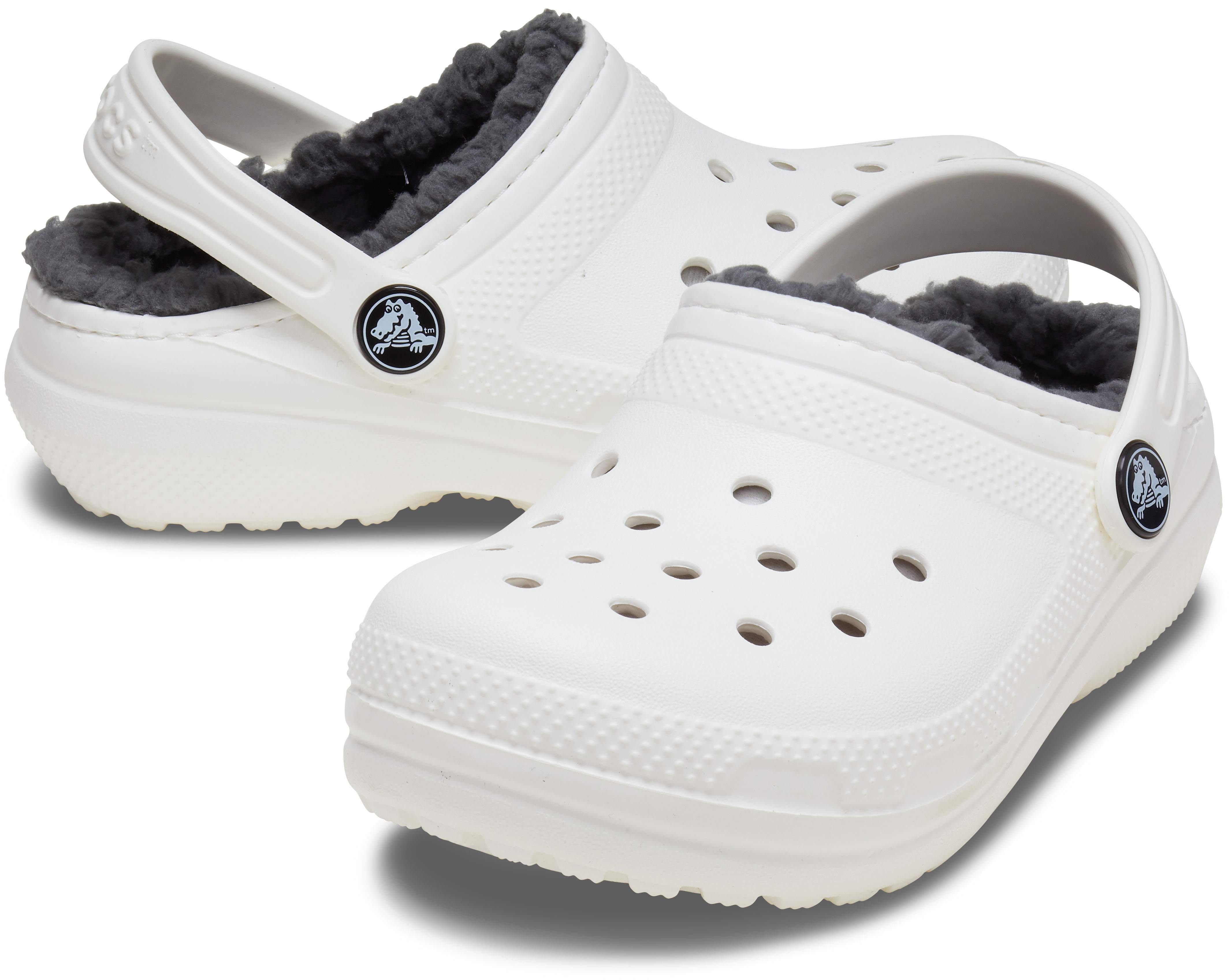 crocs fur shoes