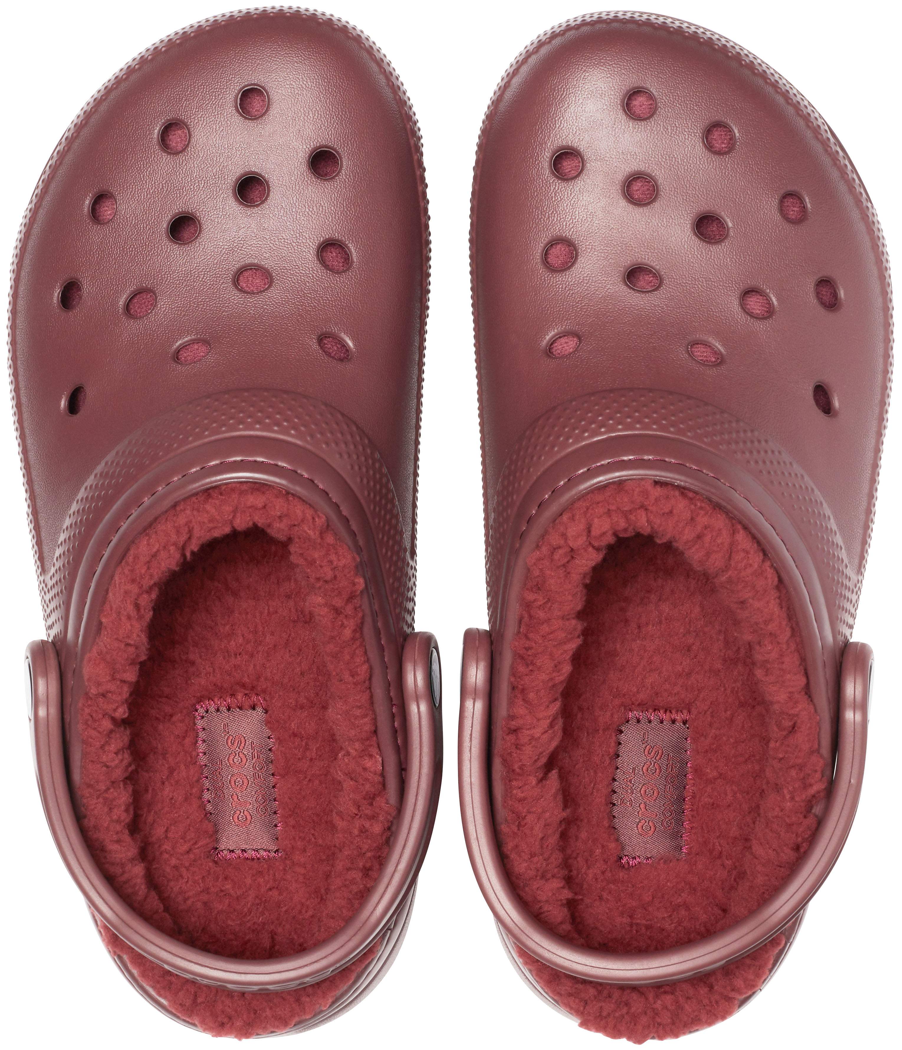 crocs unisex classic lined clog