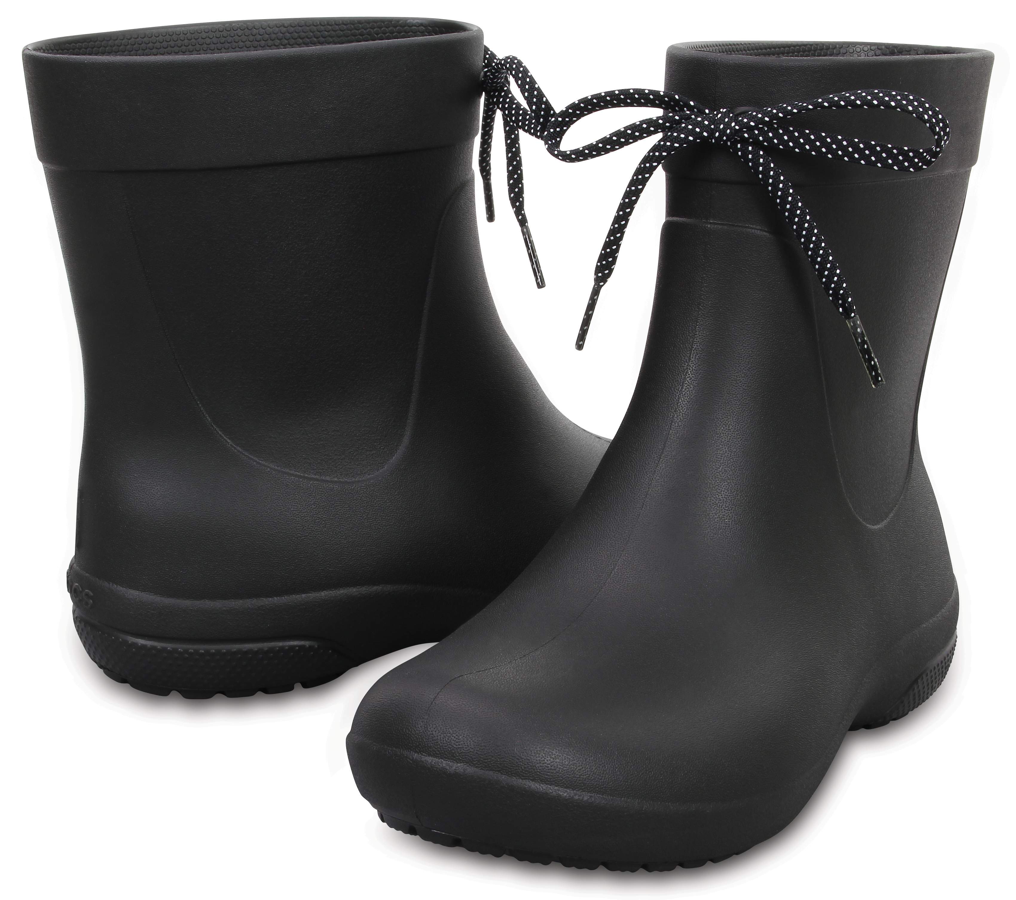 women's crocs freesail shorty rain boots
