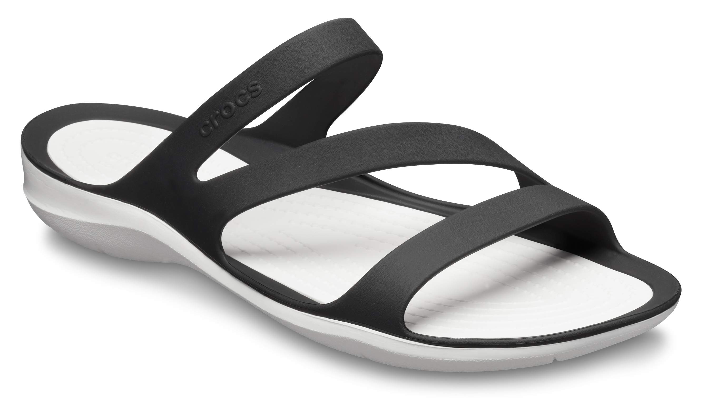 crocs women's swiftwater sandal black