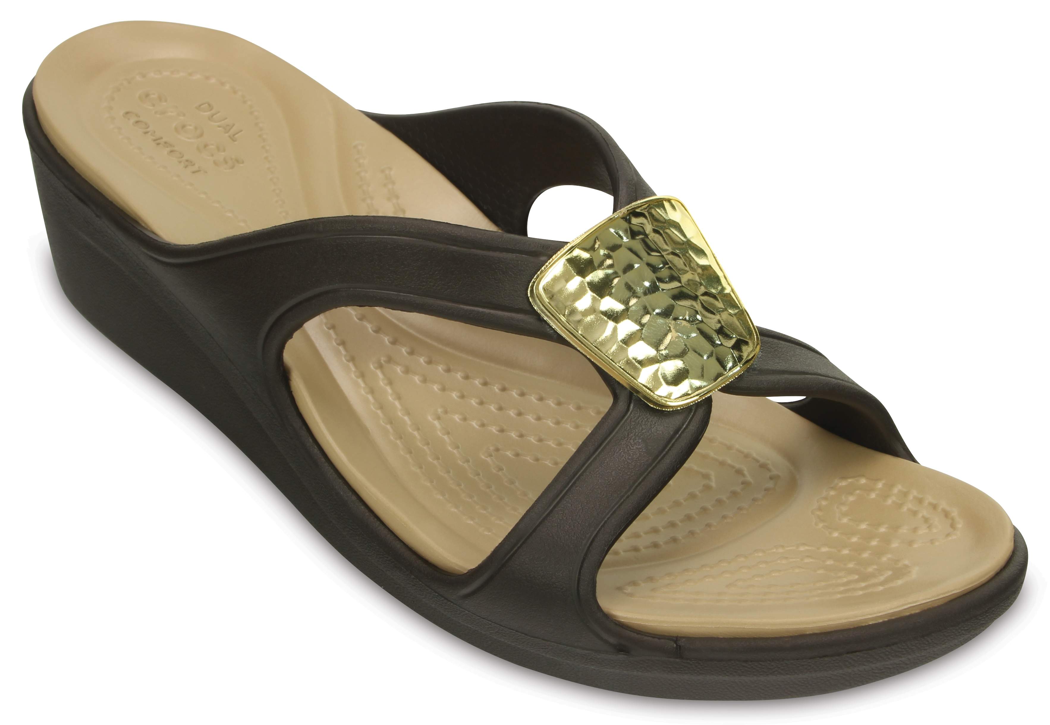 Crocs Womens Sanrah Embellished Wedge Sandal | eBay