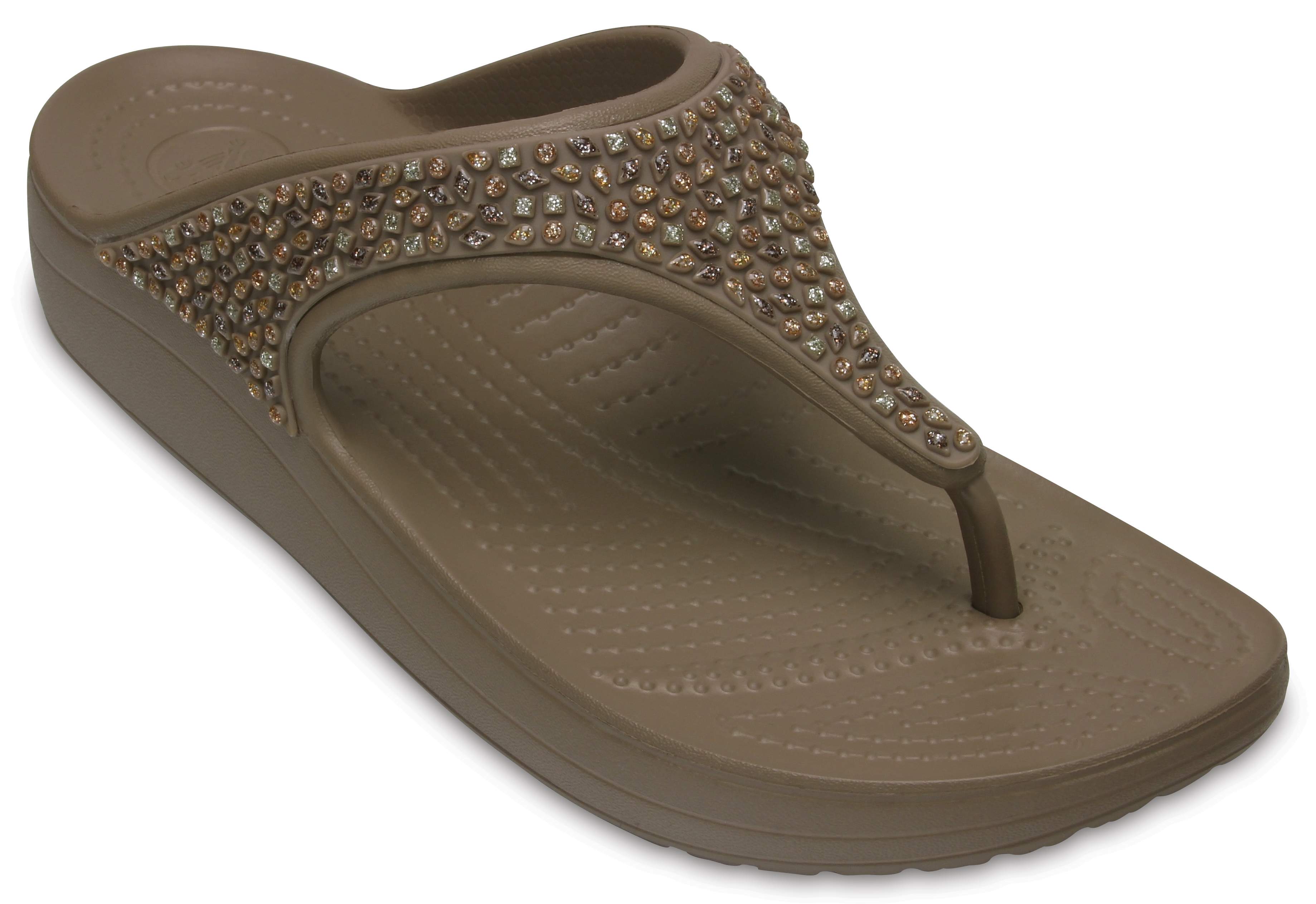 Crocs Womens Sloane Embellished Flip Flop Sandal | eBay