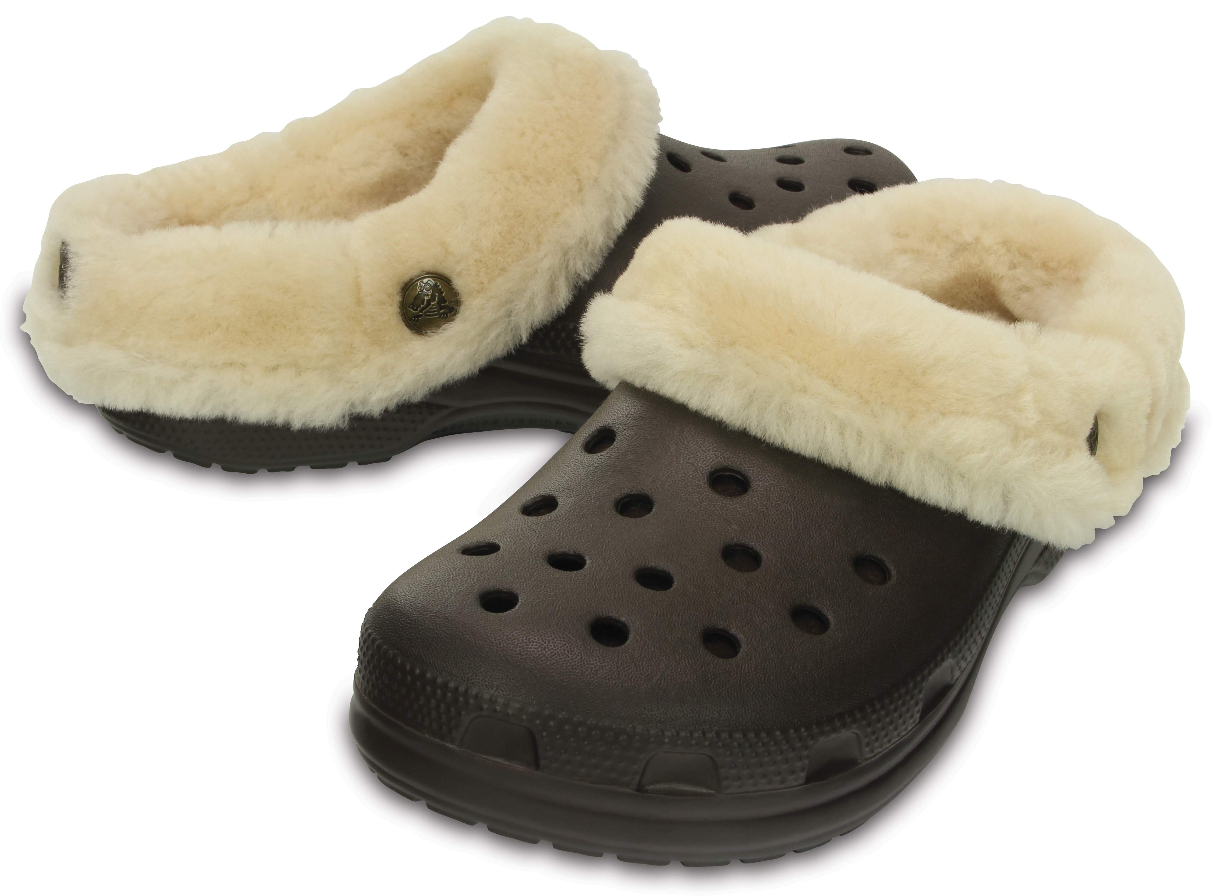 fluffy crocs