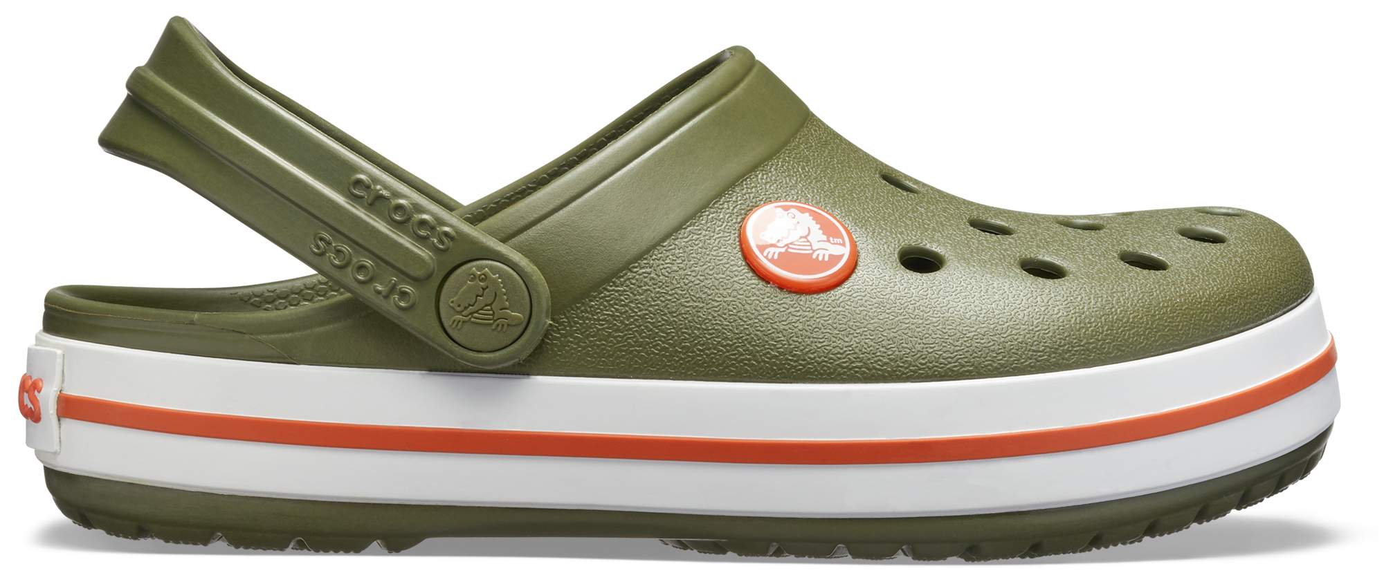 crocs crocband khaki