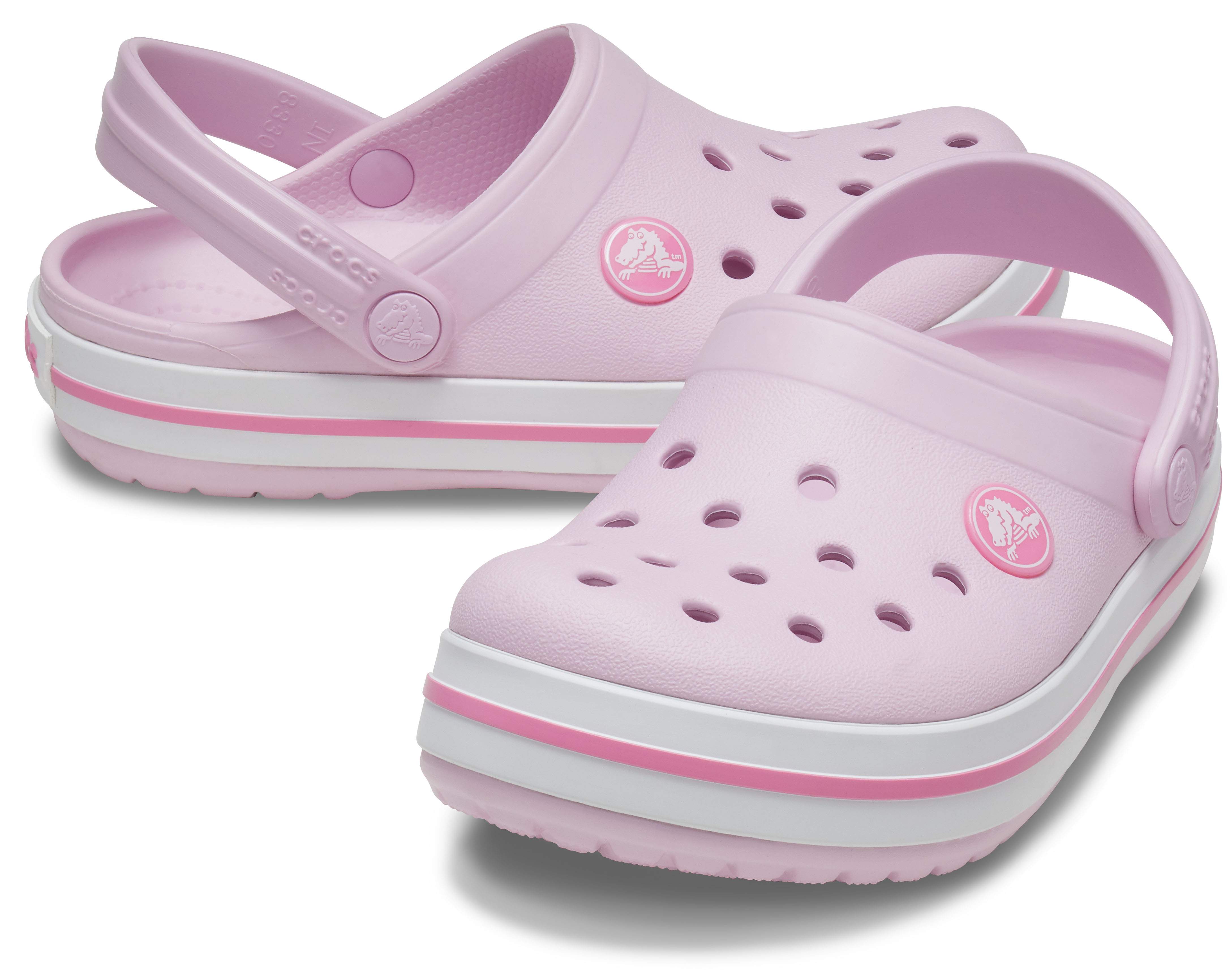 Розовые сабо Crocs Crocband