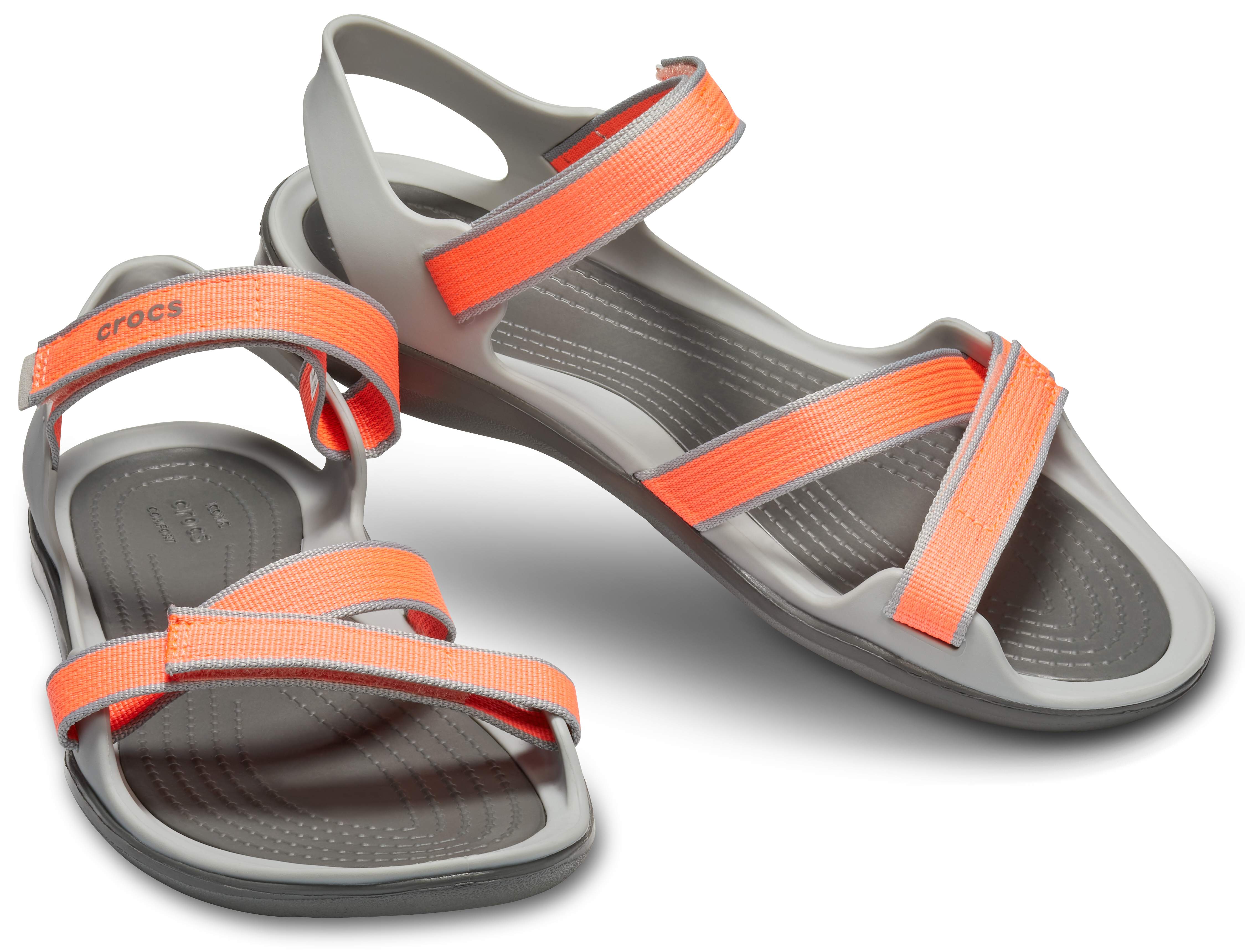 Женский сандаль. Сандалии Crocs Swiftwater Webbing Sandal. Сандалии Crocs Swiftwater Sandal w. Сандалии женские Crocs Swiftwater Webbing. Crocs 204804.