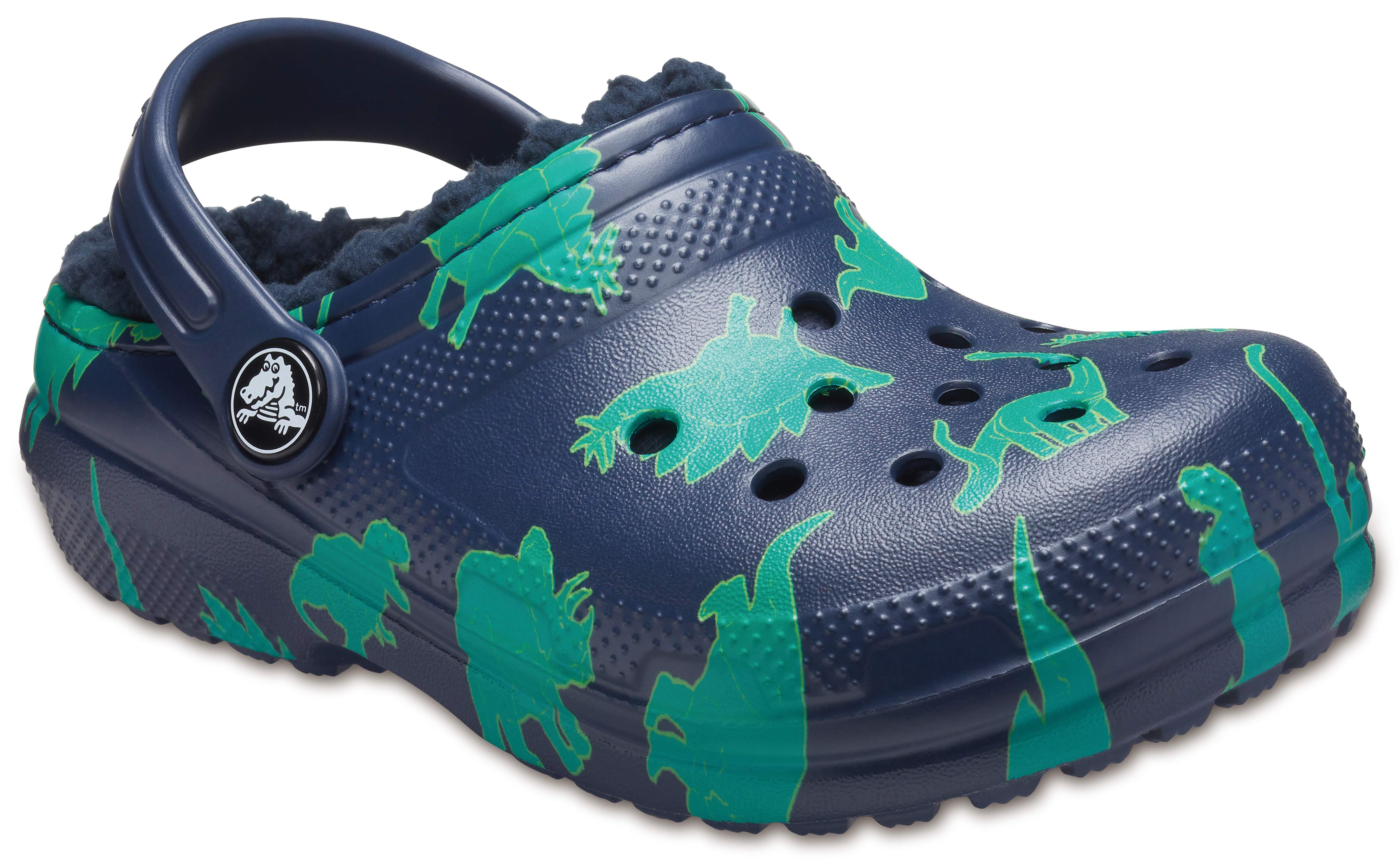teal kids crocs