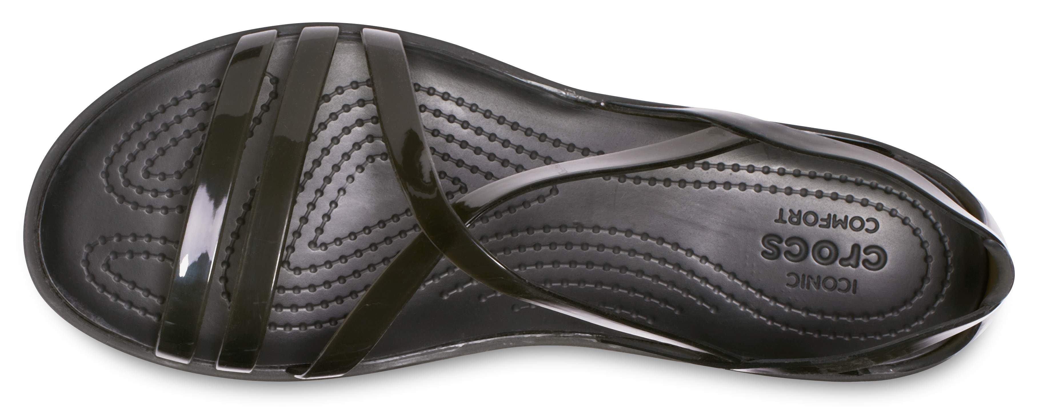 crocs isabella strappy sandal black