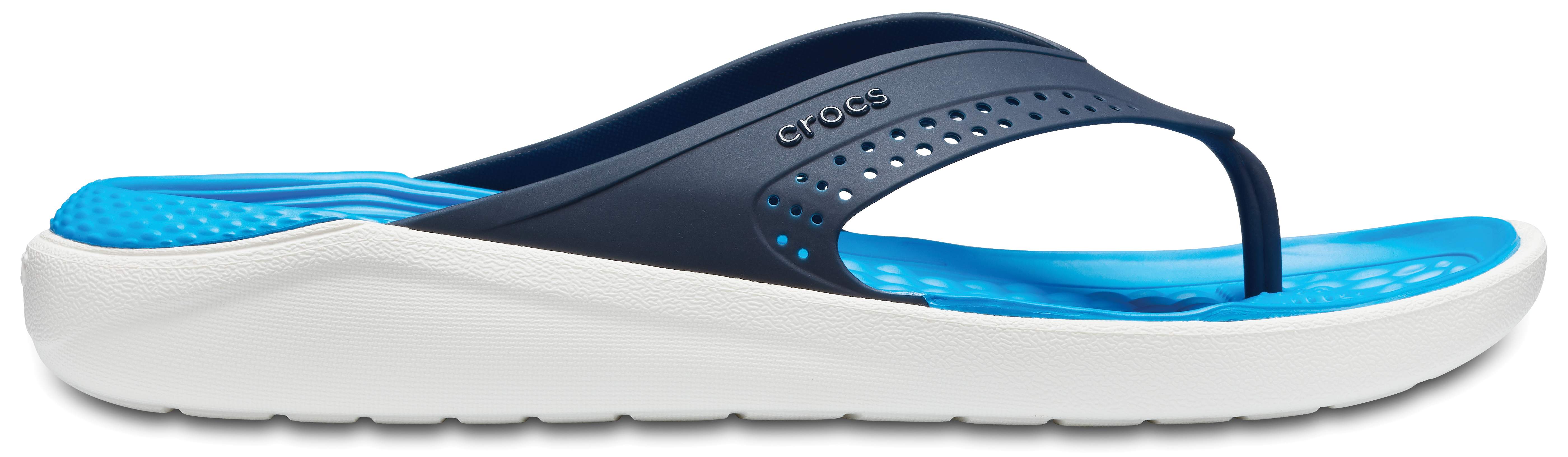 crocs literide navy blue