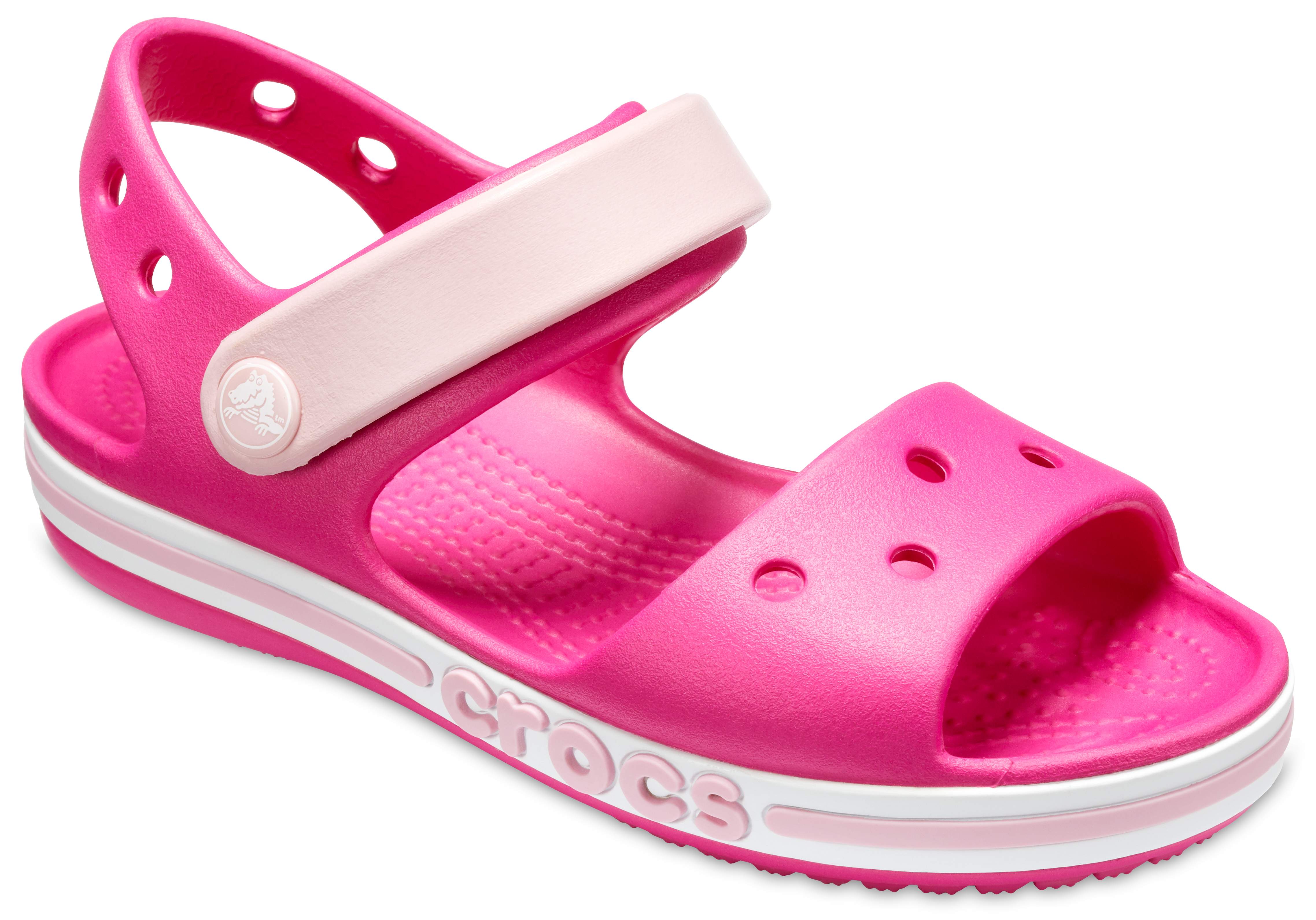 crocs sandals pink