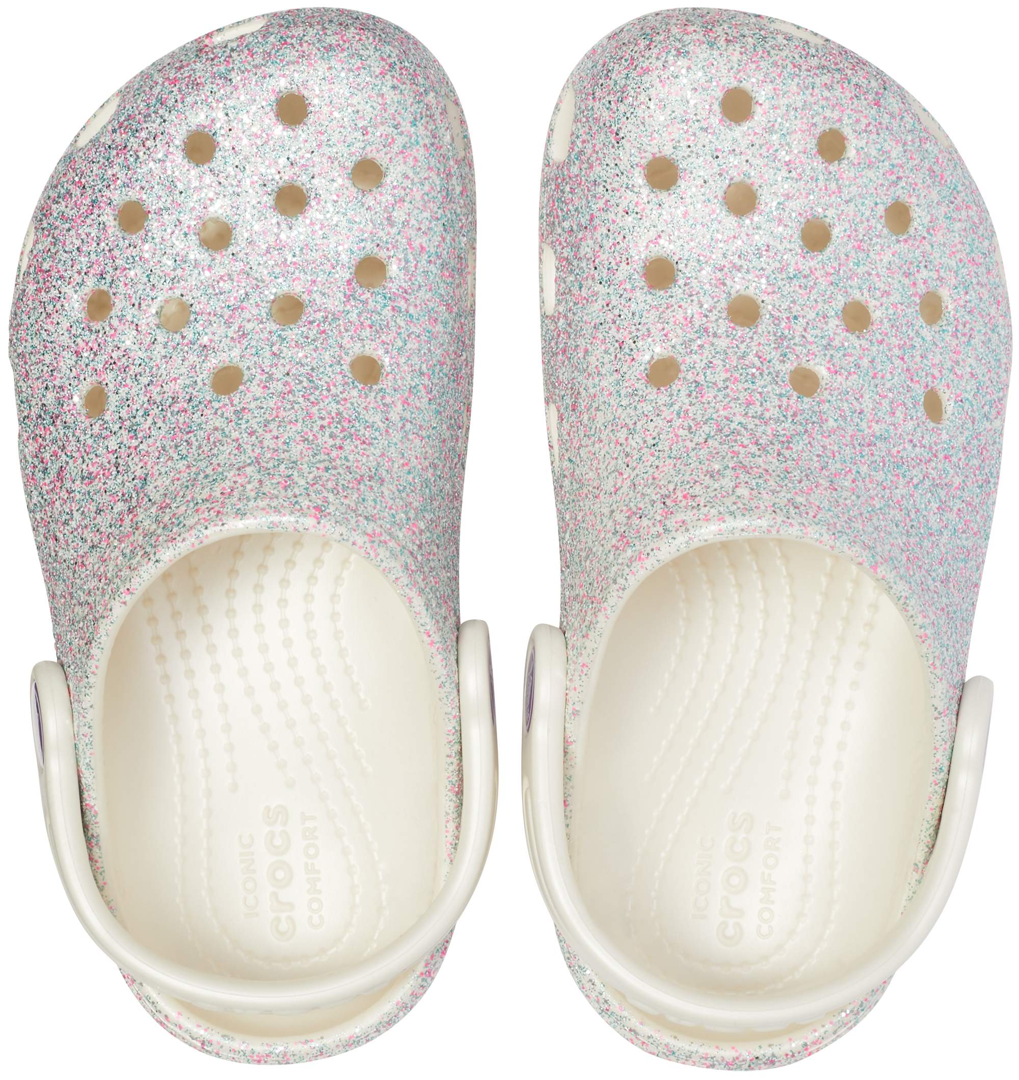 crocs classic glitter