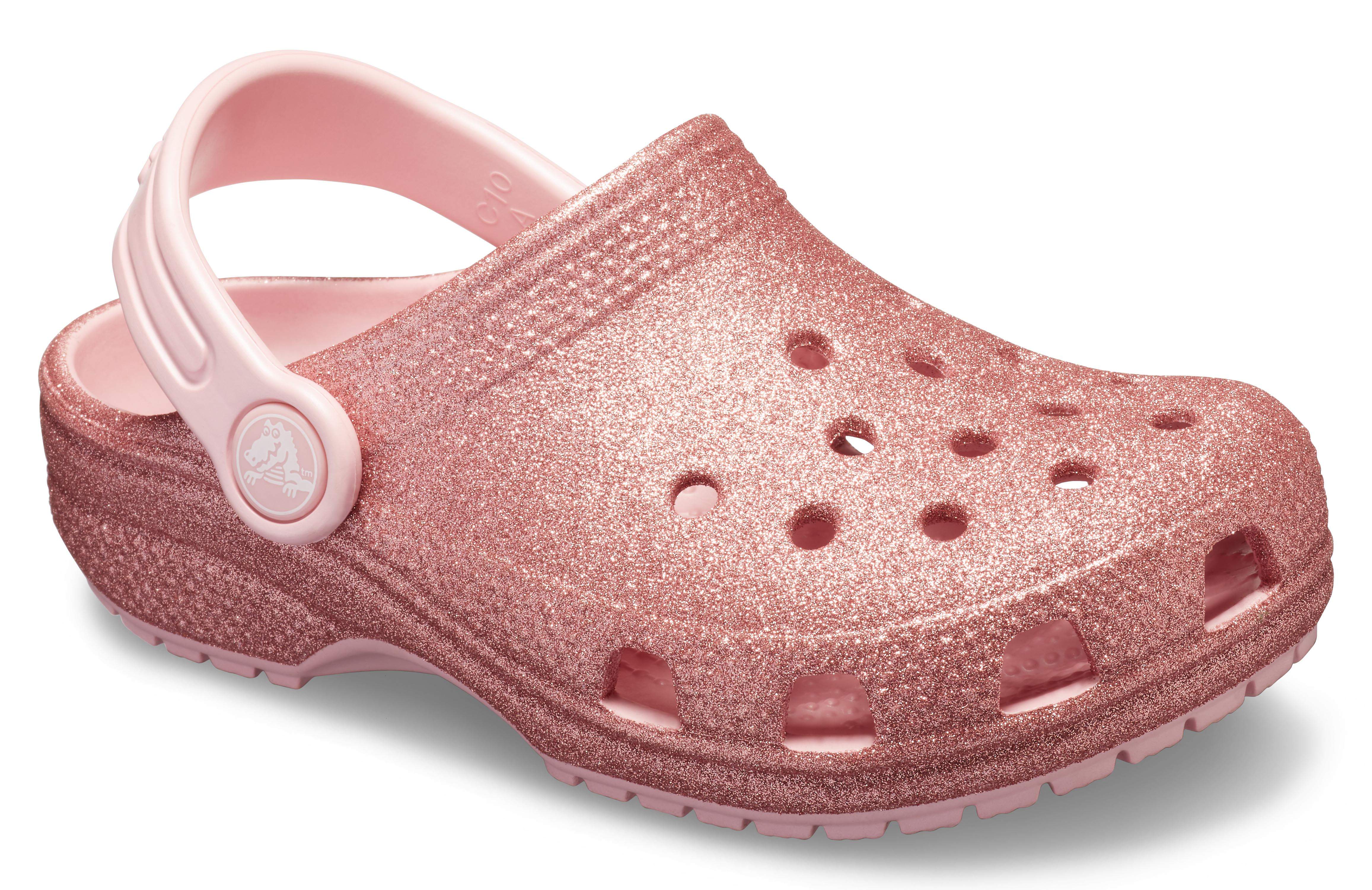 Crocs Kids Classic Glitter Clog 