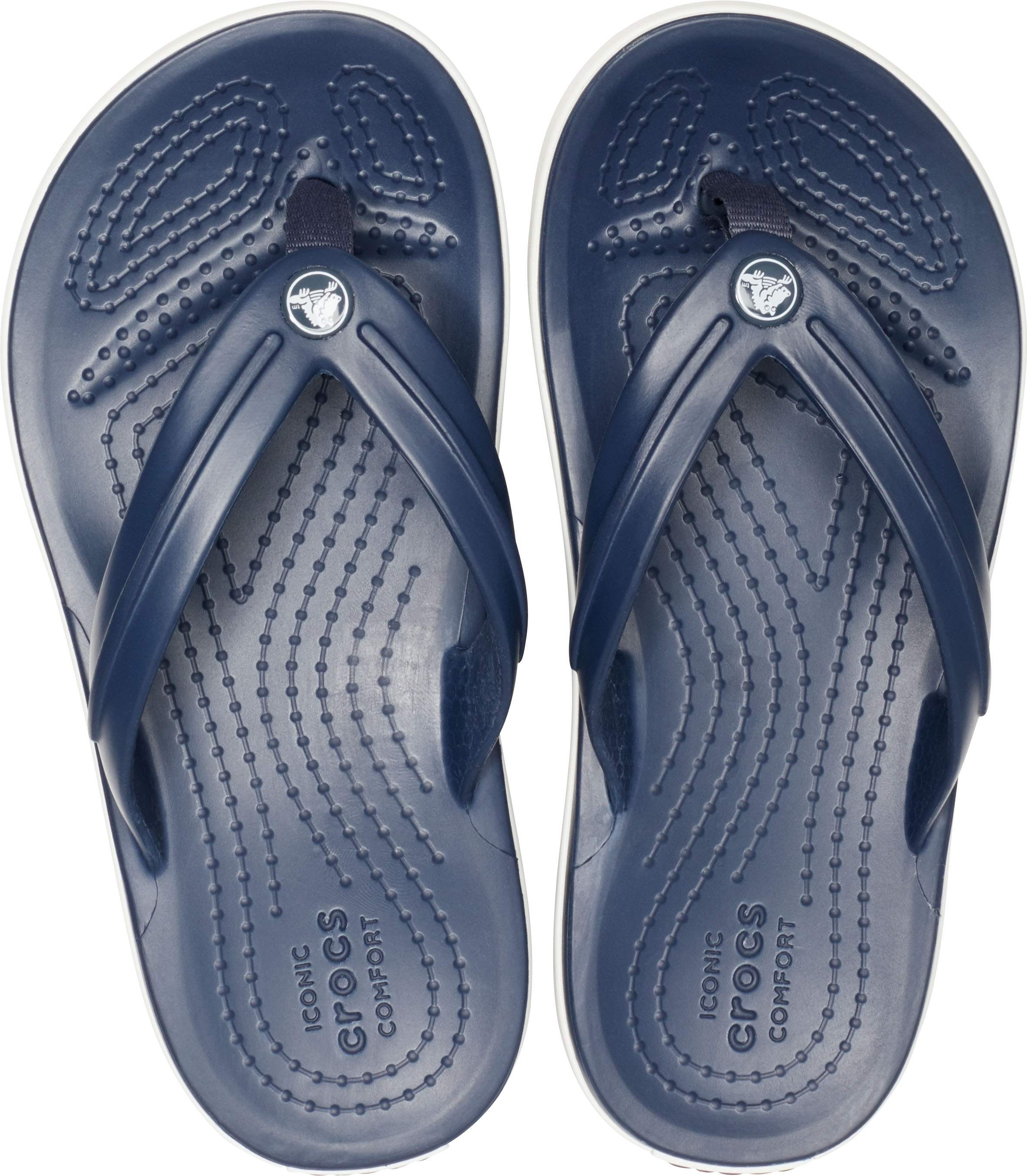 crocs iconic comfort flip flops