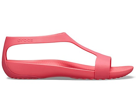 Crocs 205469 SERENA SANDAL Ladies Summer Comfy Flexible Toe Ankle Straps Sandals