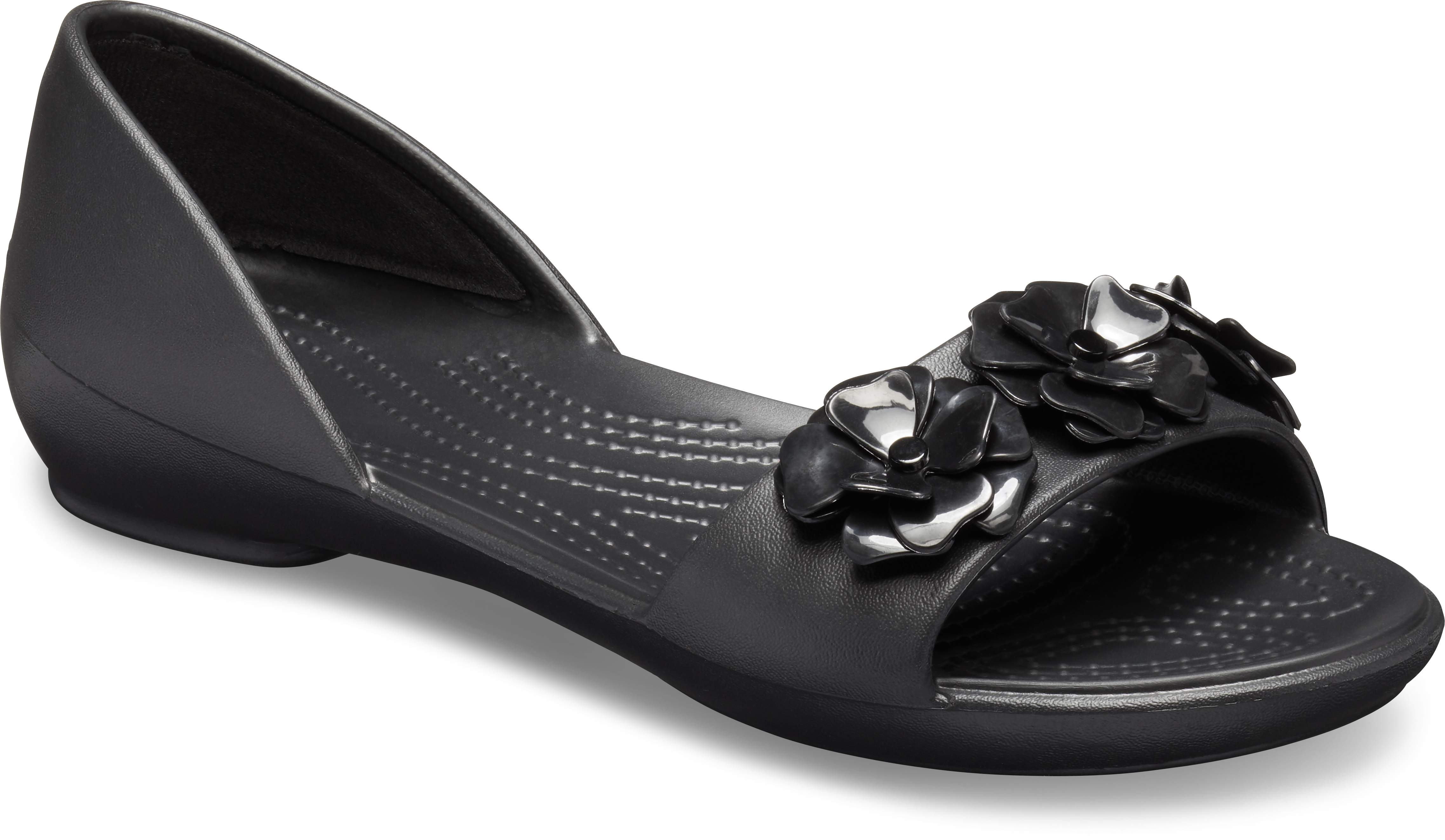 crocs lina flower flat