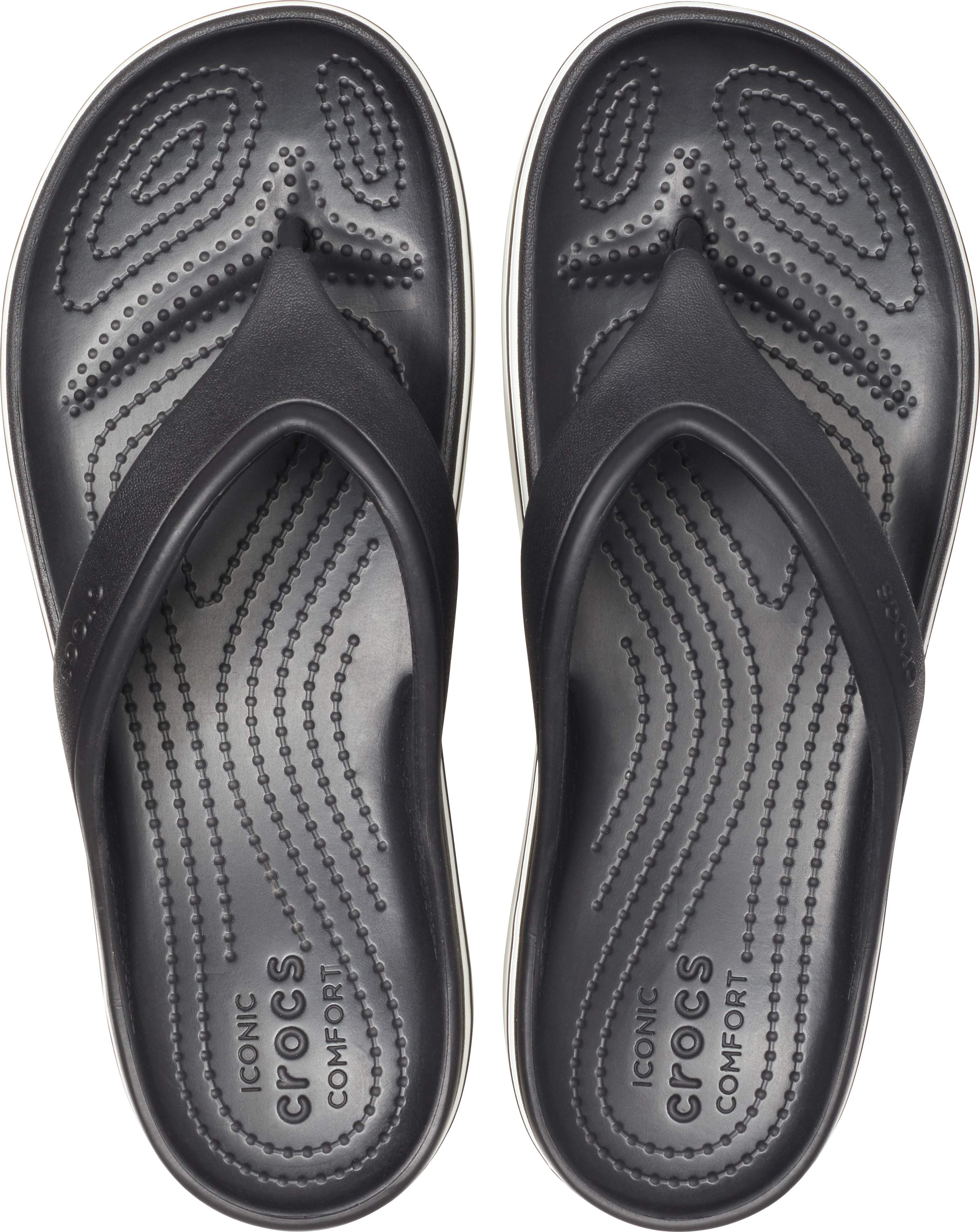 iconic crocs comfort flip flops