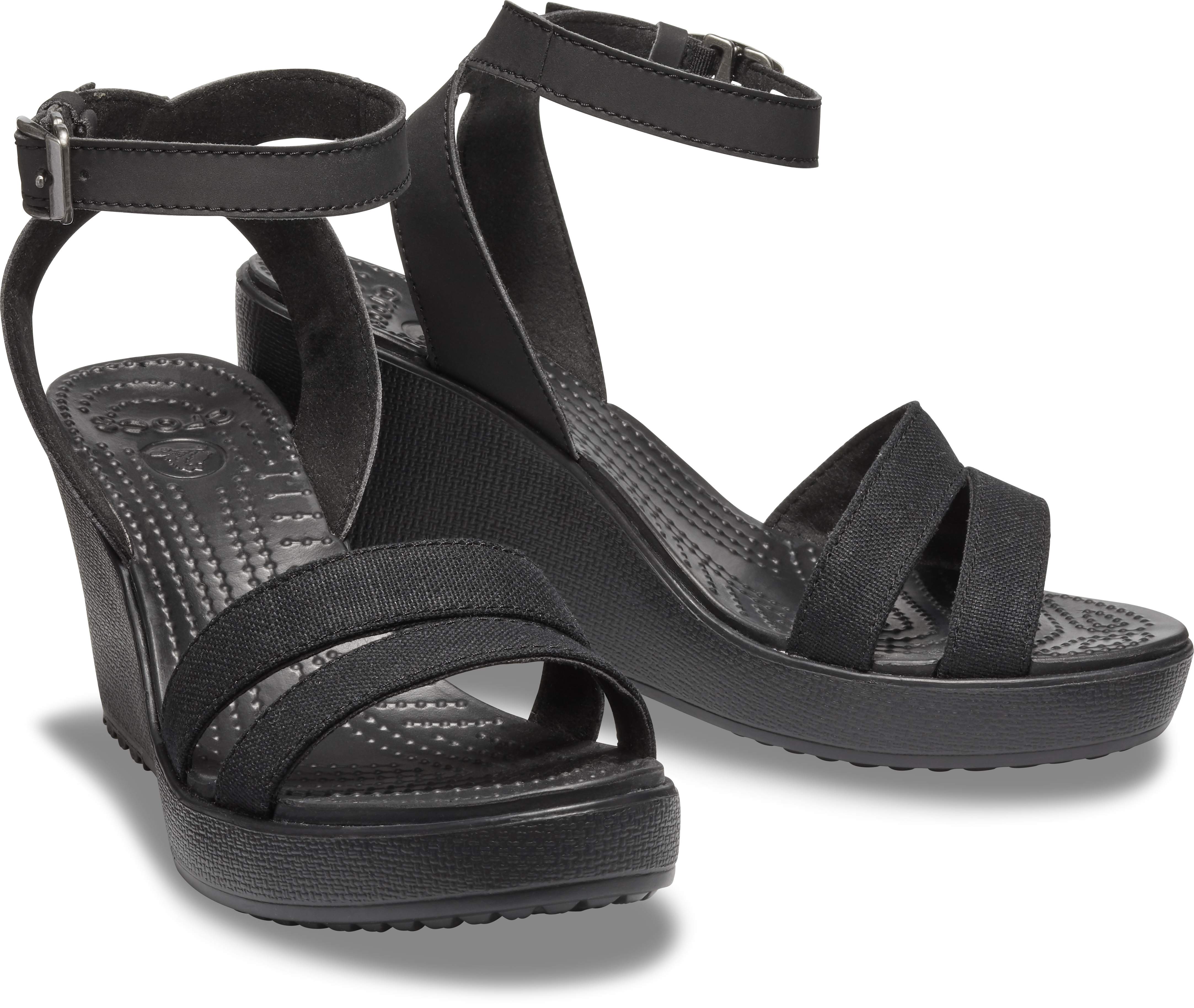 crocs women's wedge sandal
