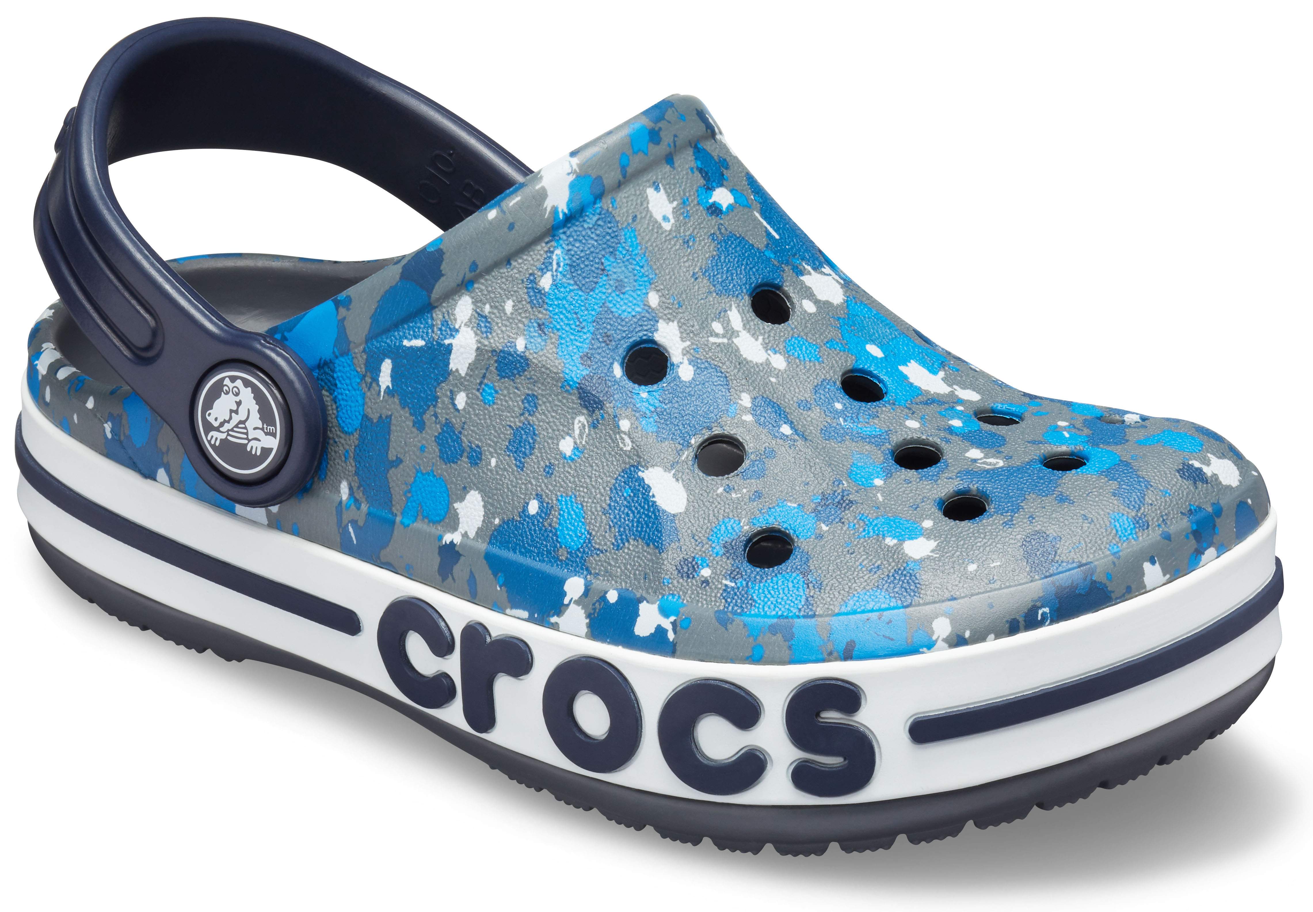 crocs with band
