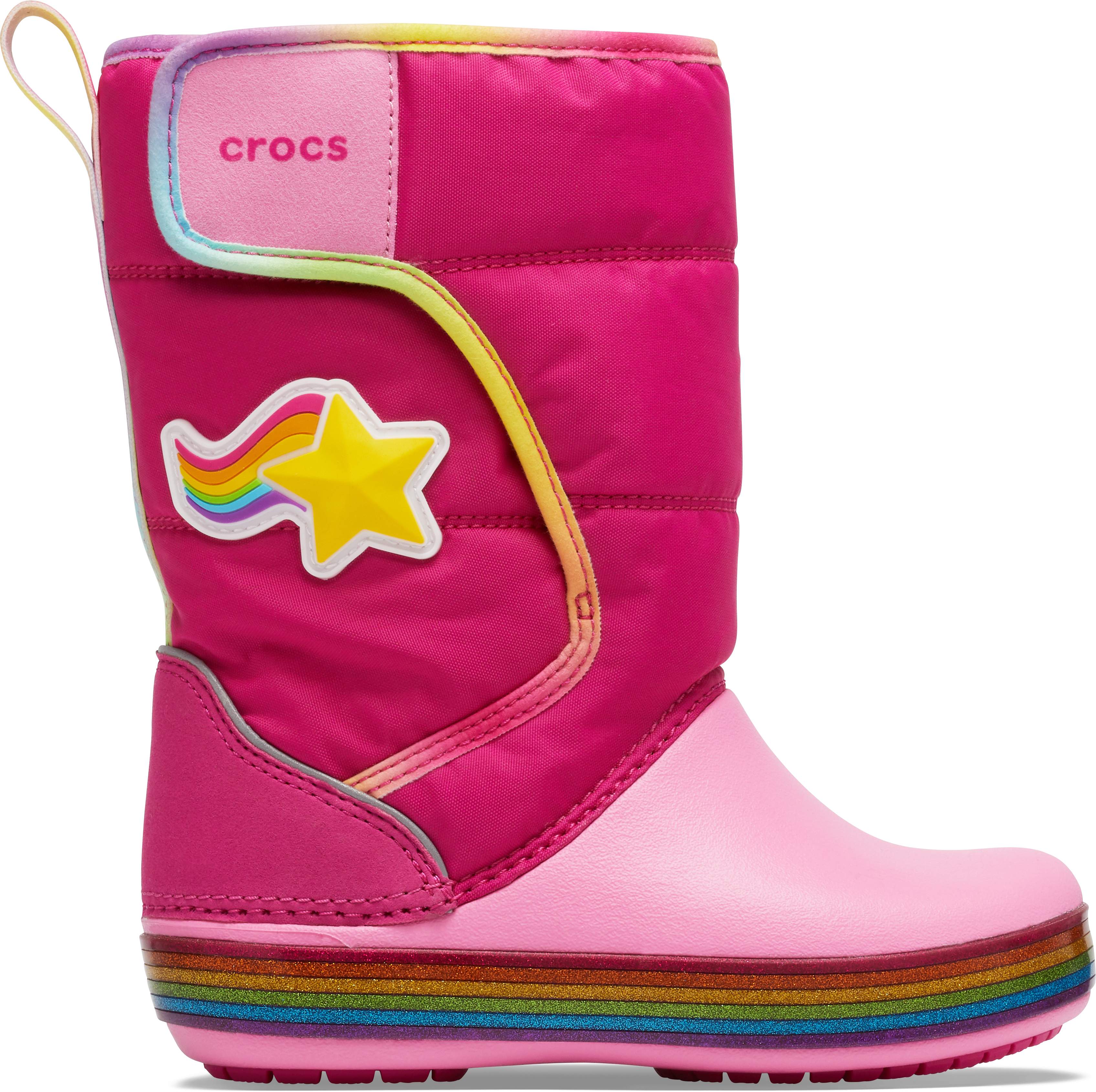 crocs girls boots