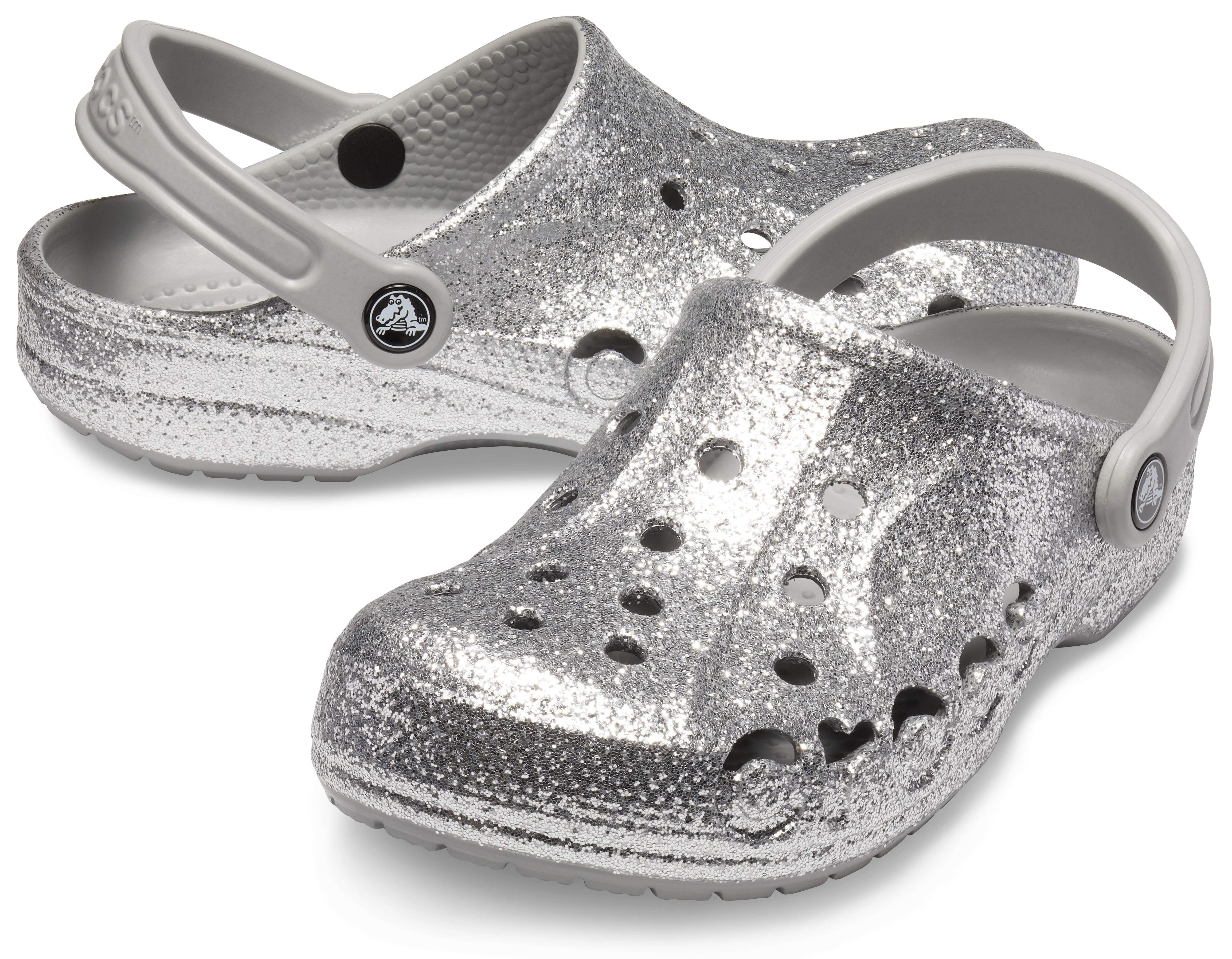 glitter crocs for adults