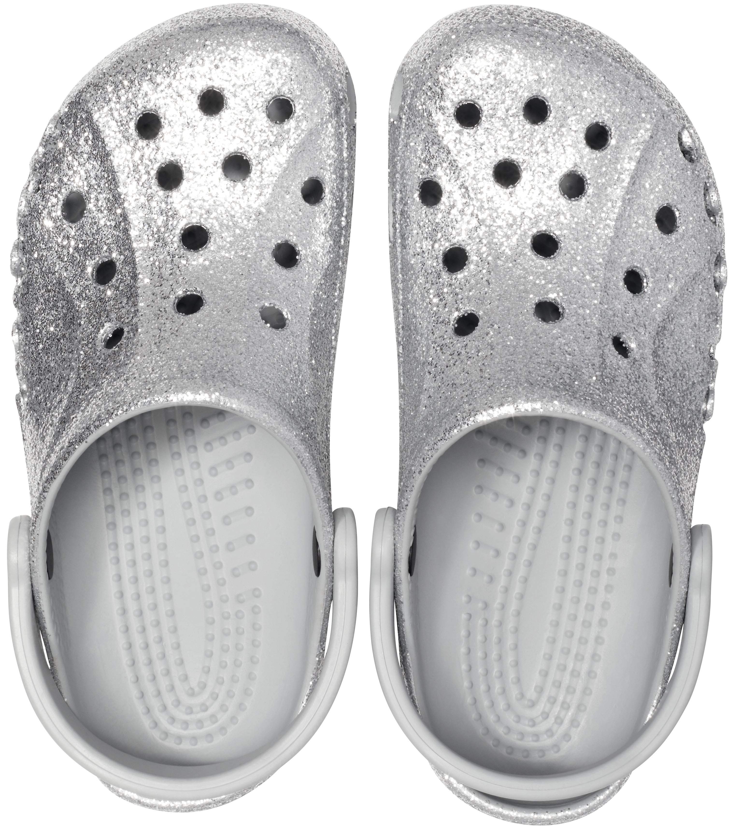 baya glitter crocs