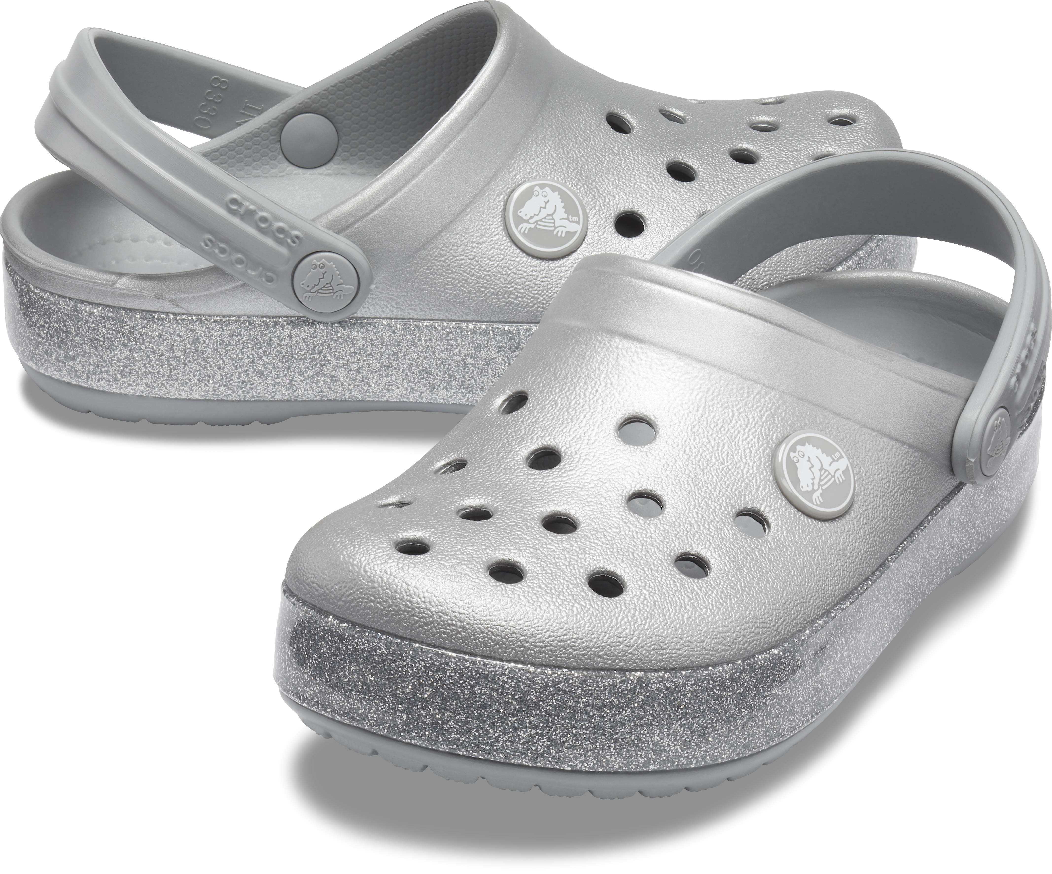 glitter clog crocs